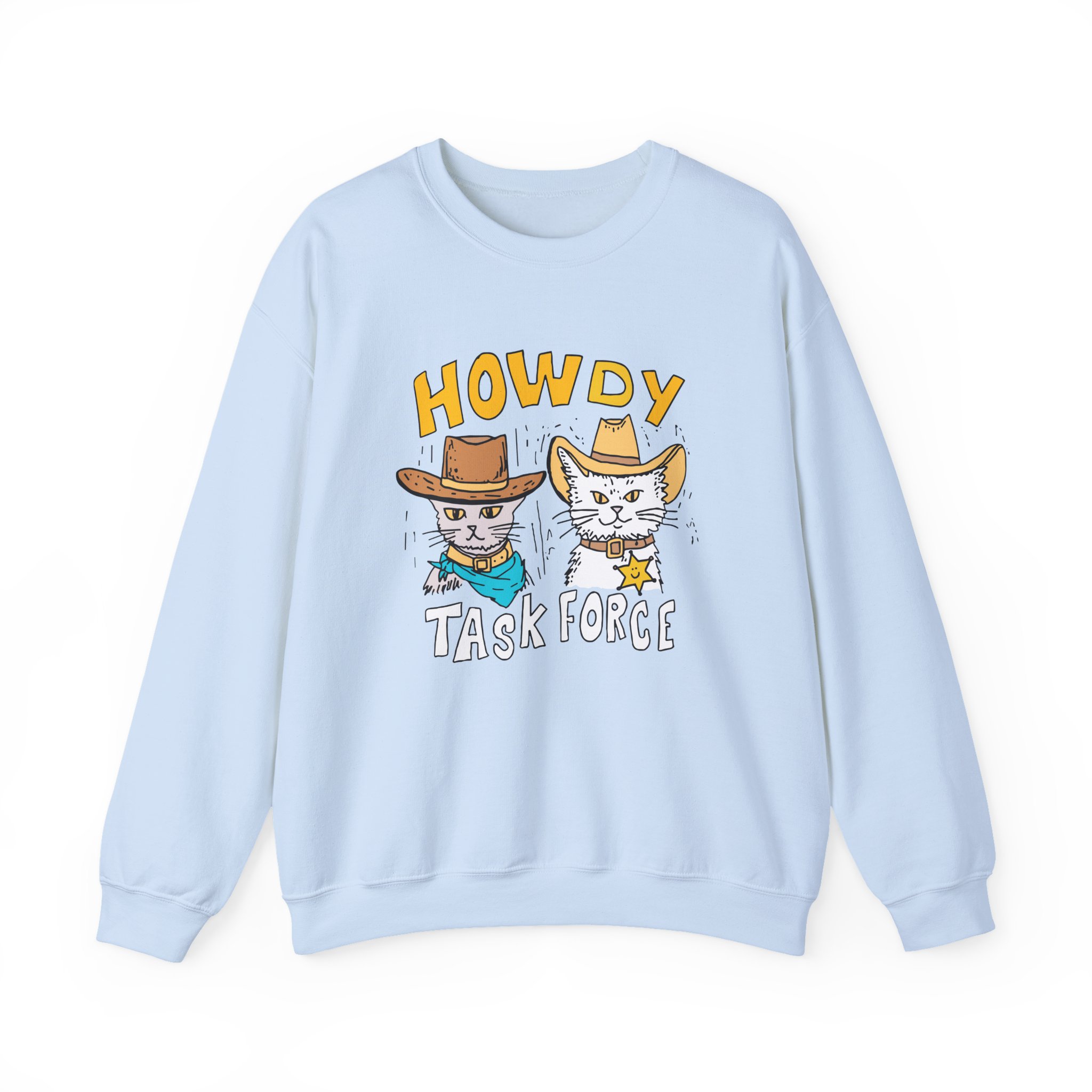 Ryan Trahan Howdy Task Force Unisex Heavy Blendâ„¢ Crewneck Sweatshirt