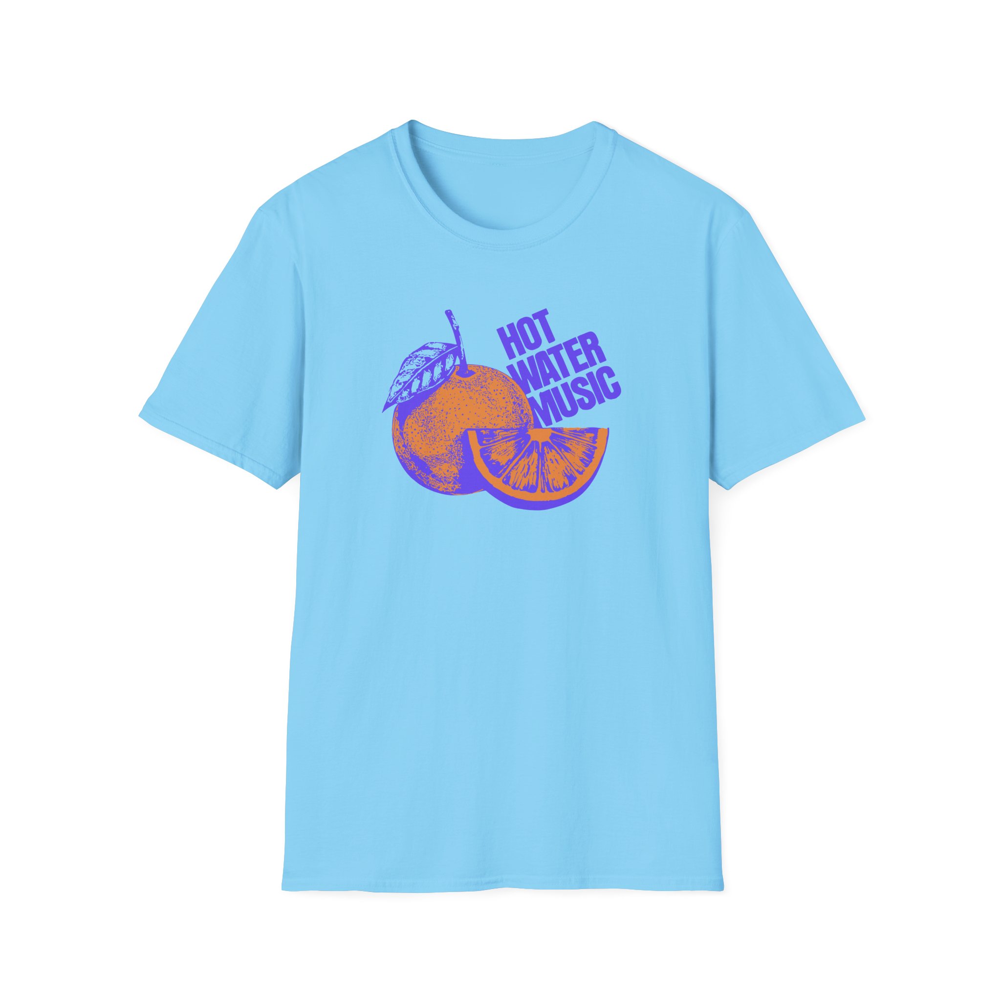 Hot Water Music Florida Orange Unisex Softstyle T-Shirt