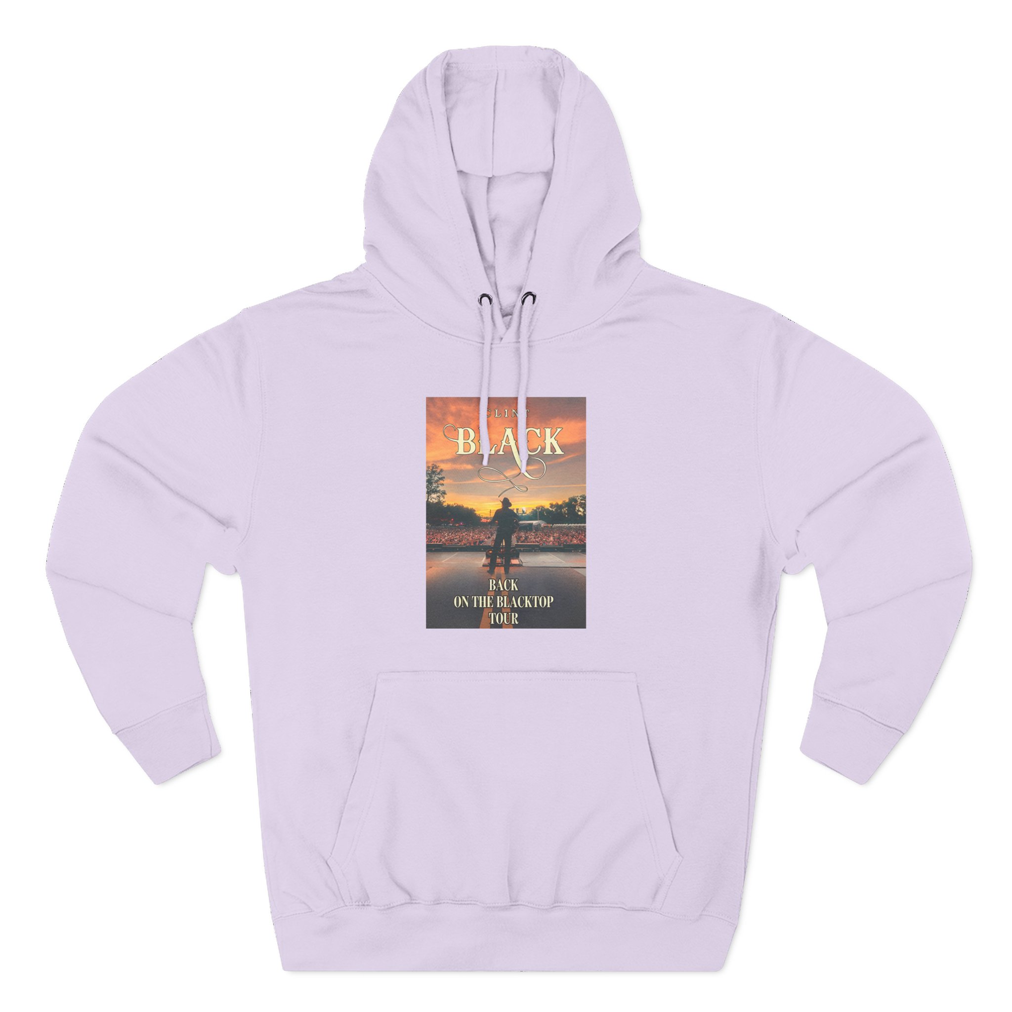 Clint Black Blacktop Three-Panel Fleece Hoodie