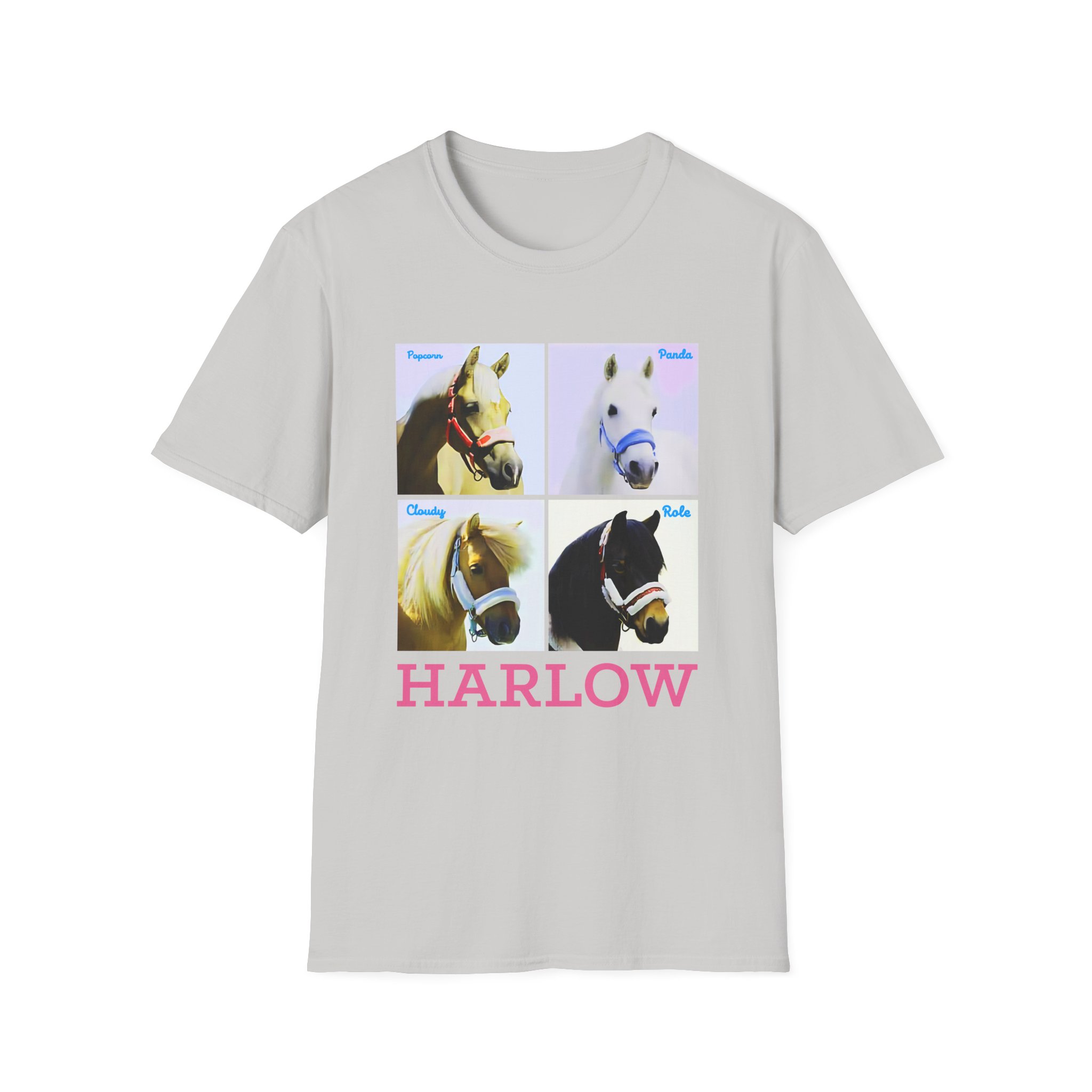 Harlow and Popcorn Unisex Softstyle T-Shirt