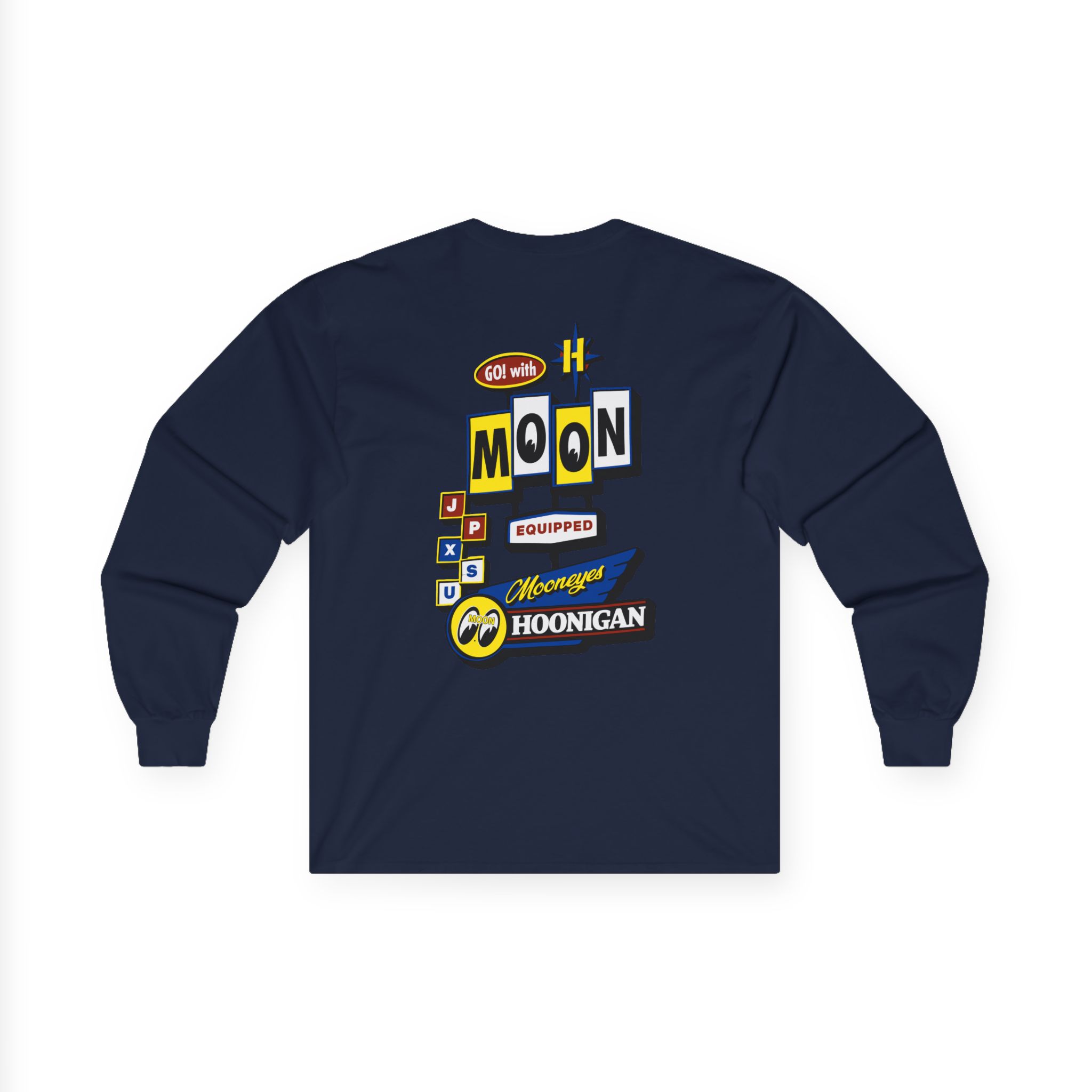 Ken Block Hoonigan X Mooneyes Moonmotel Unisex Ultra Cotton Long Sleeve Tee