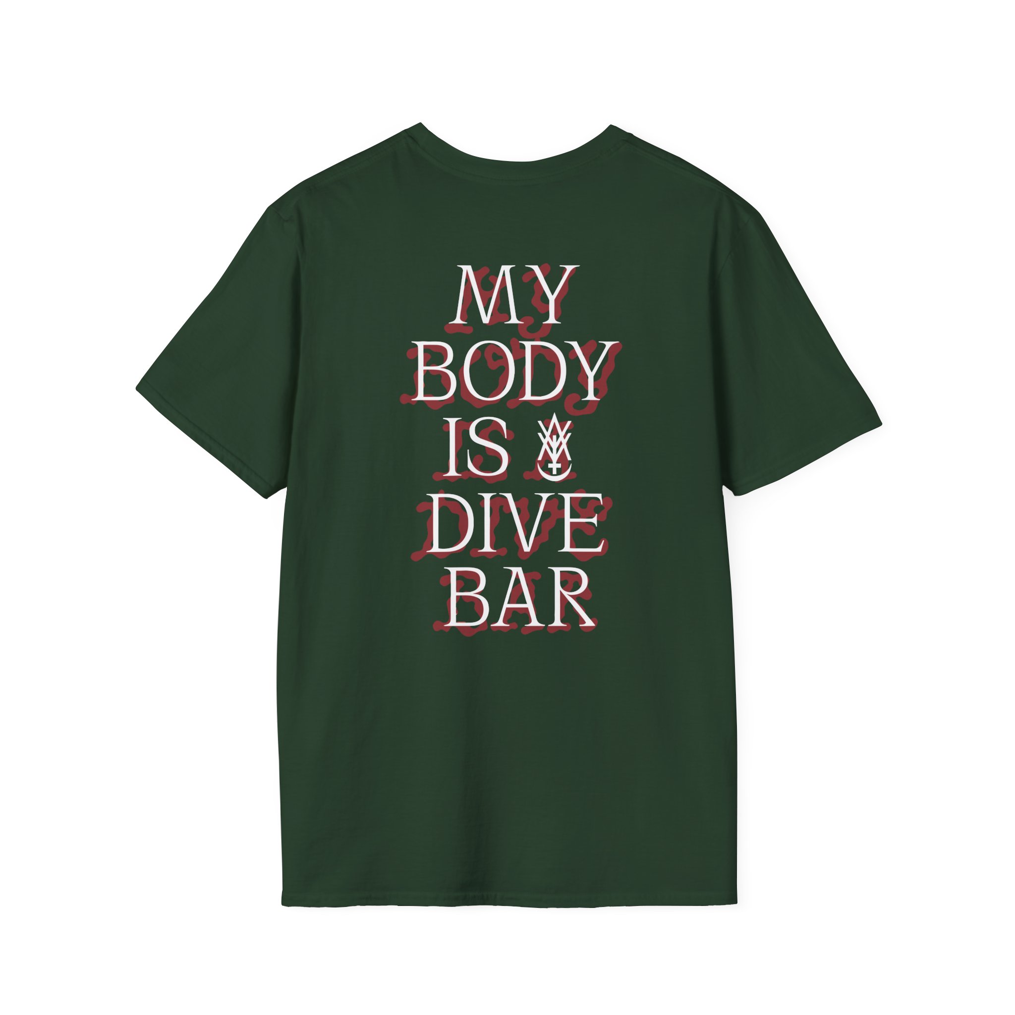 Amigo The Devil MY BODY IS DIVE BAR Unisex Softstyle T-Shirt