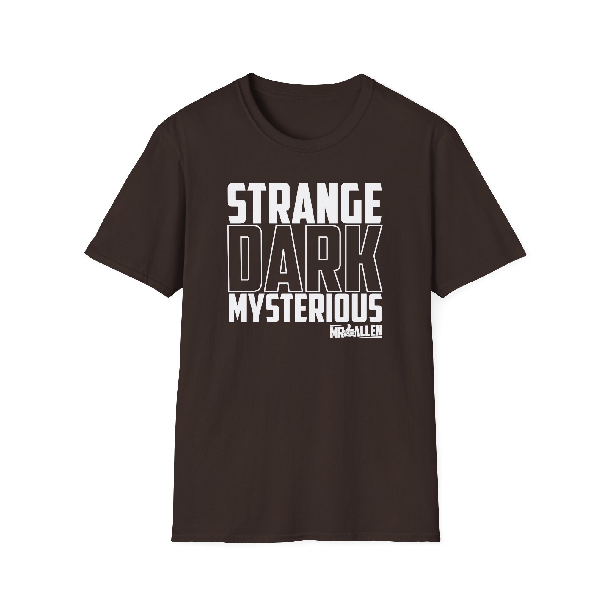 Mrballen Strange Dark Mysterious Unisex Softstyle T-Shirt