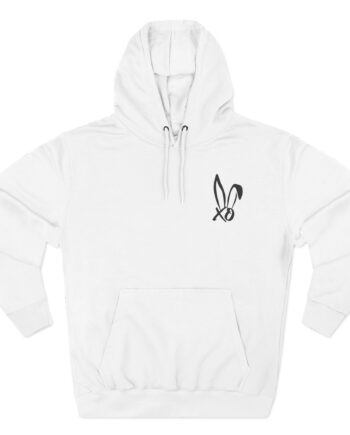 Xo Logo Three-Panel Fleece Hoodie