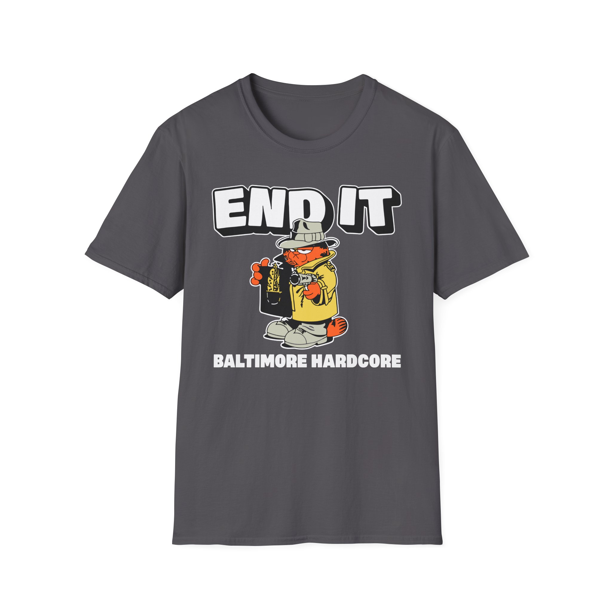 End It Baltimore Hardcore Unisex Softstyle T-Shirt