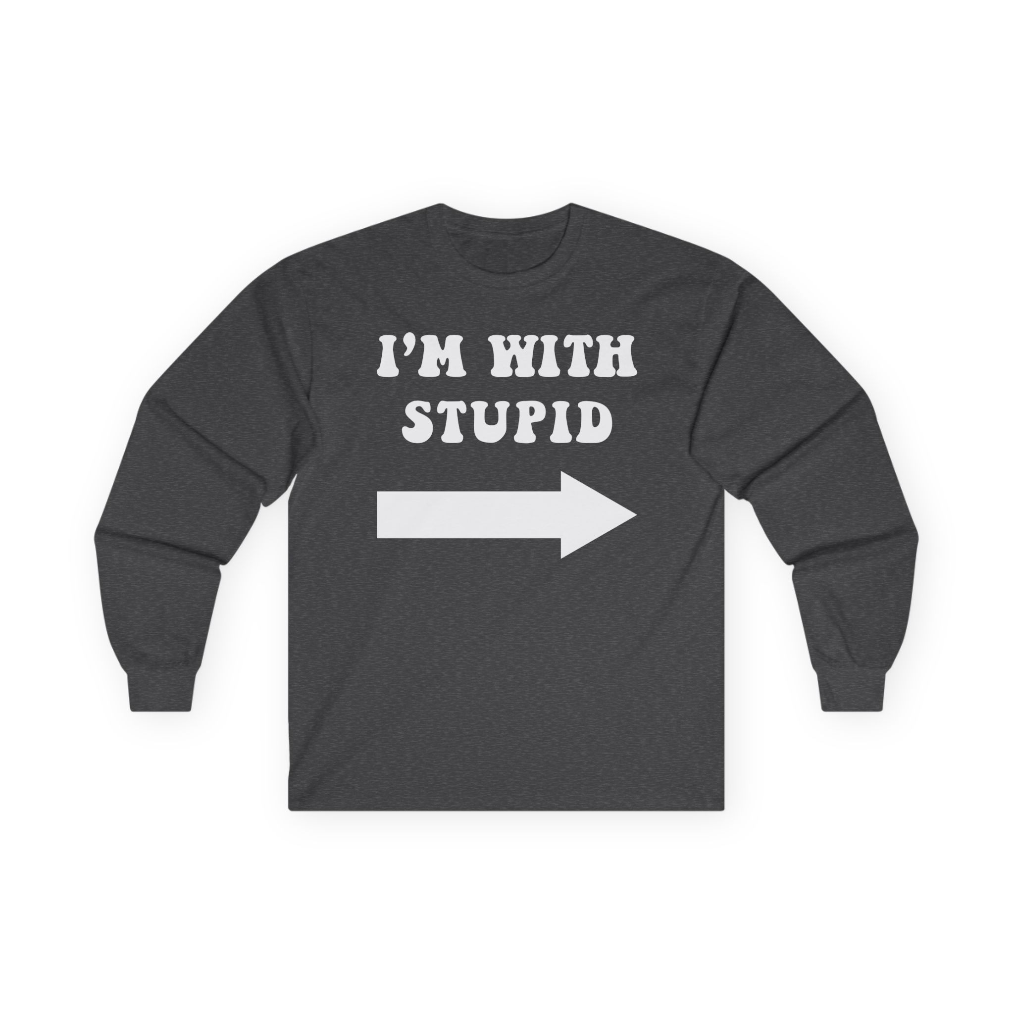 Jimmy Kimmel I'm With Stupid Unisex Ultra Cotton Long Sleeve Tee