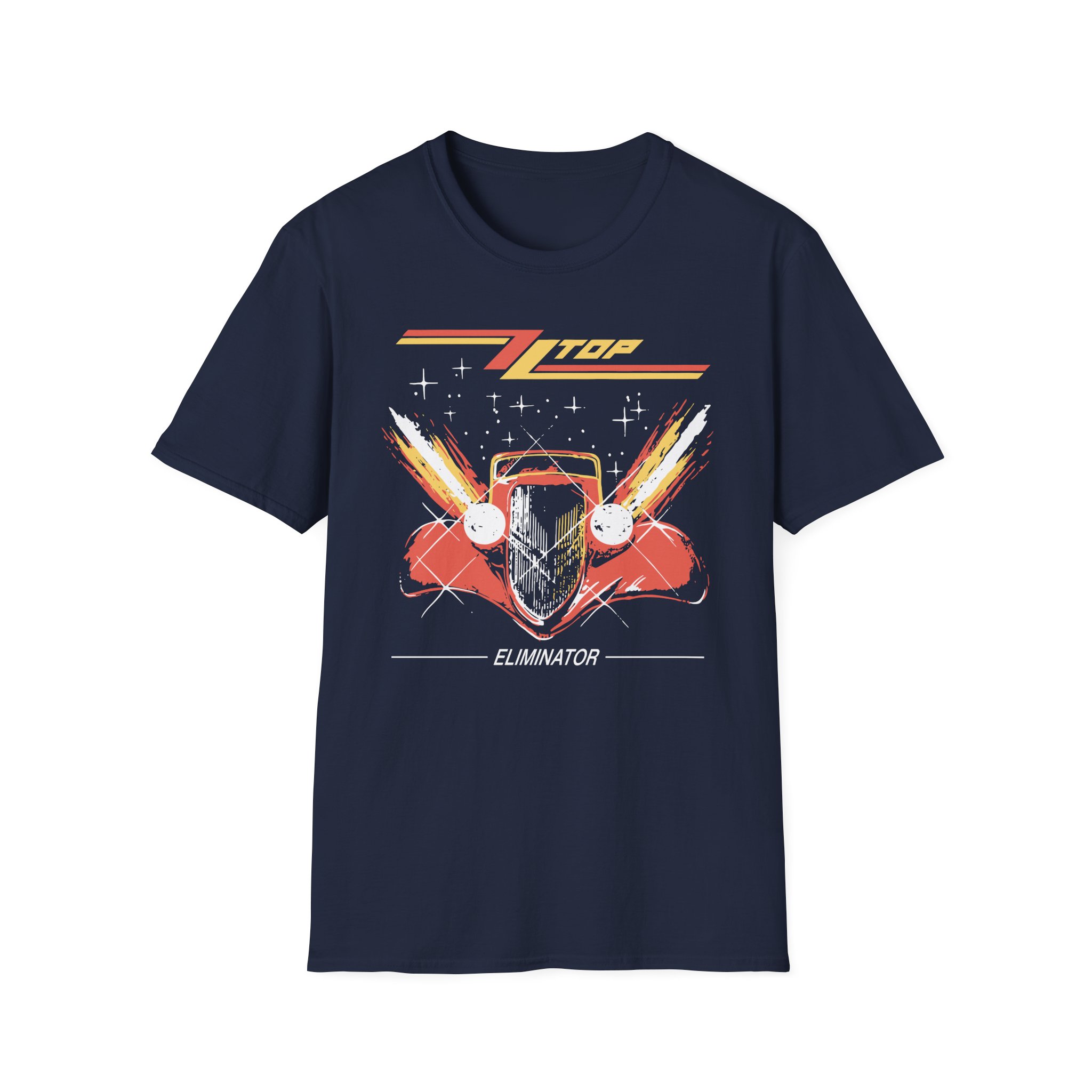 ZZ Top Eliminator Illustrated Unisex Softstyle T-Shirt