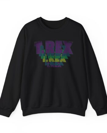 T Rex Stacked Logo Unisex Heavy Blend™ Crewneck Sweatshirt