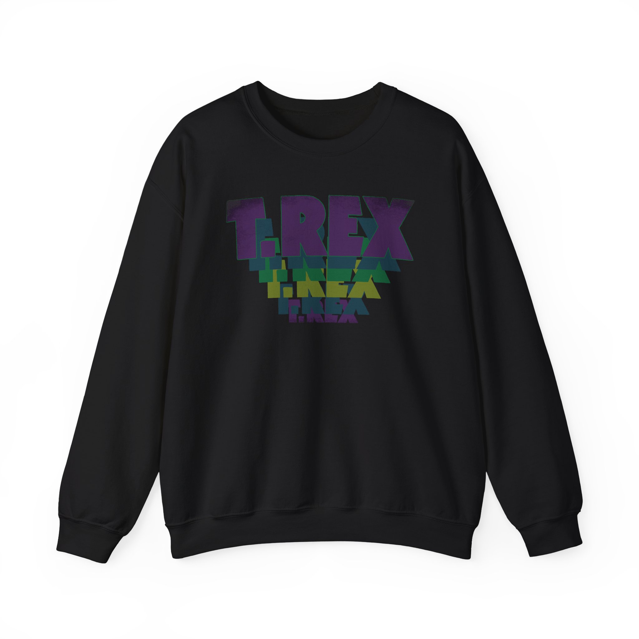 T Rex Stacked Logo Unisex Heavy Blendâ„¢ Crewneck Sweatshirt