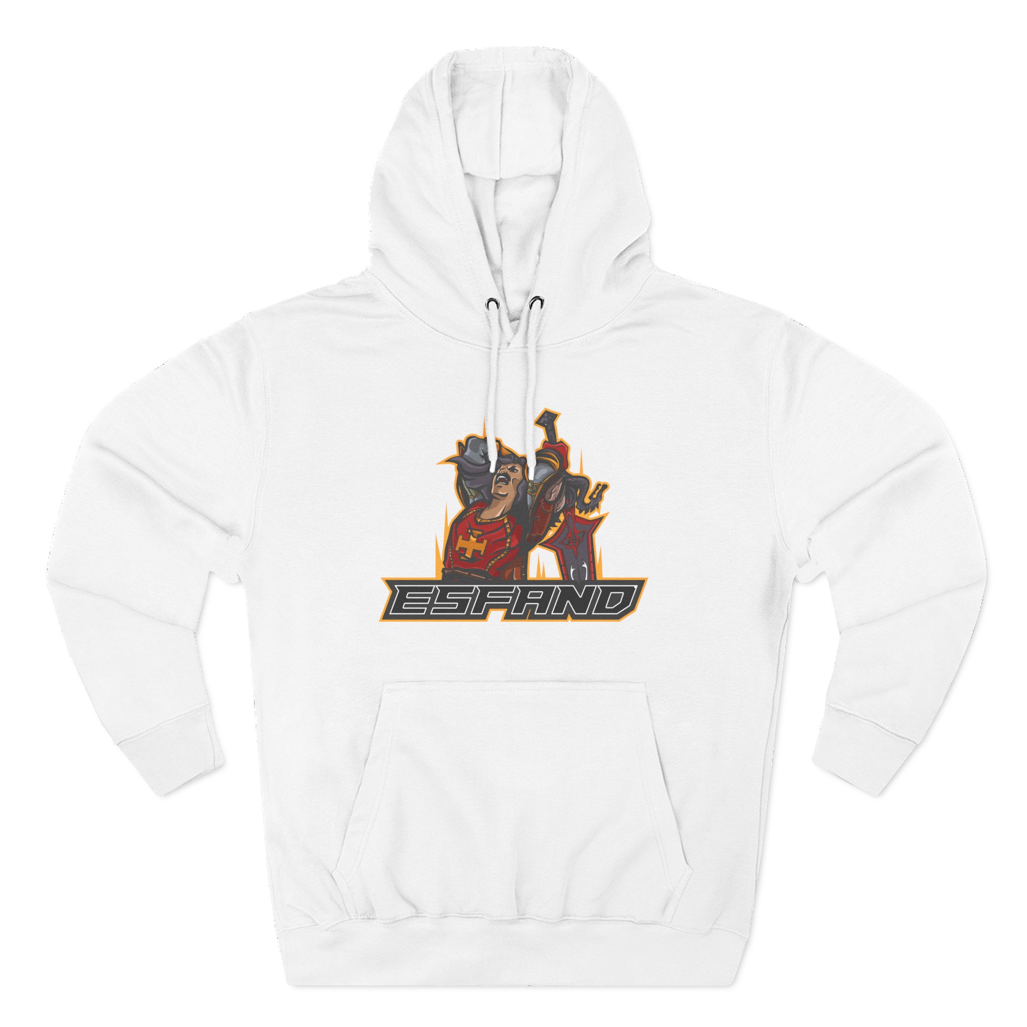 Esfand Three-Panel Fleece Hoodie