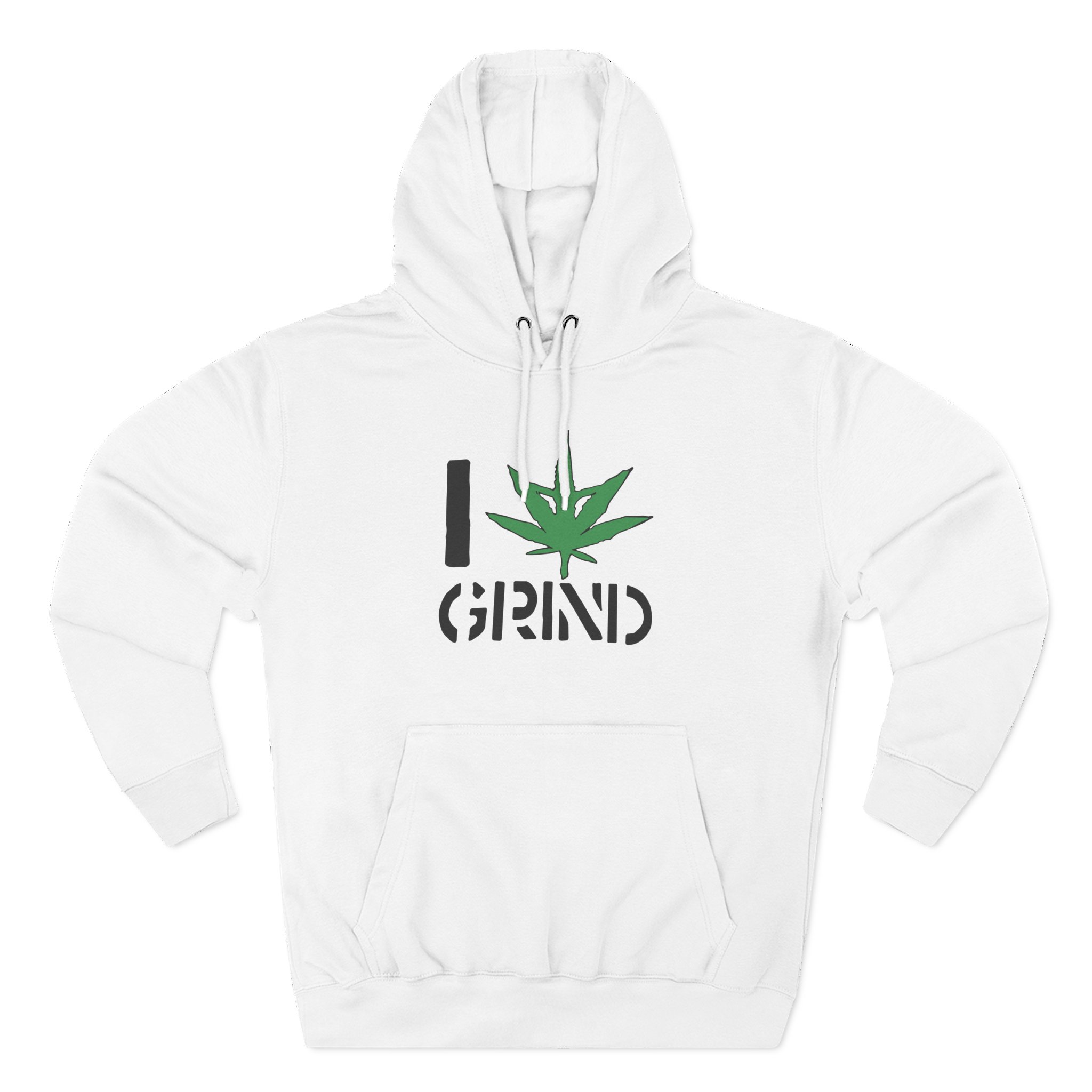 Brutal Truth I Weed Grind Three-Panel Fleece Hoodie
