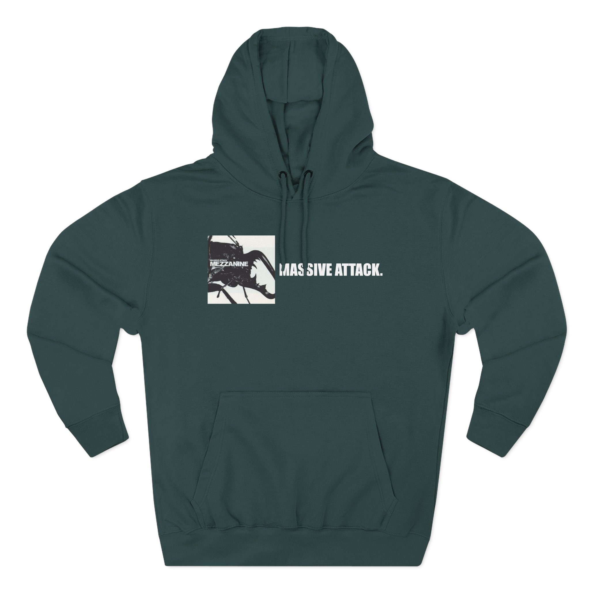 Massive Attack Three-Panel Fleece Hoodie