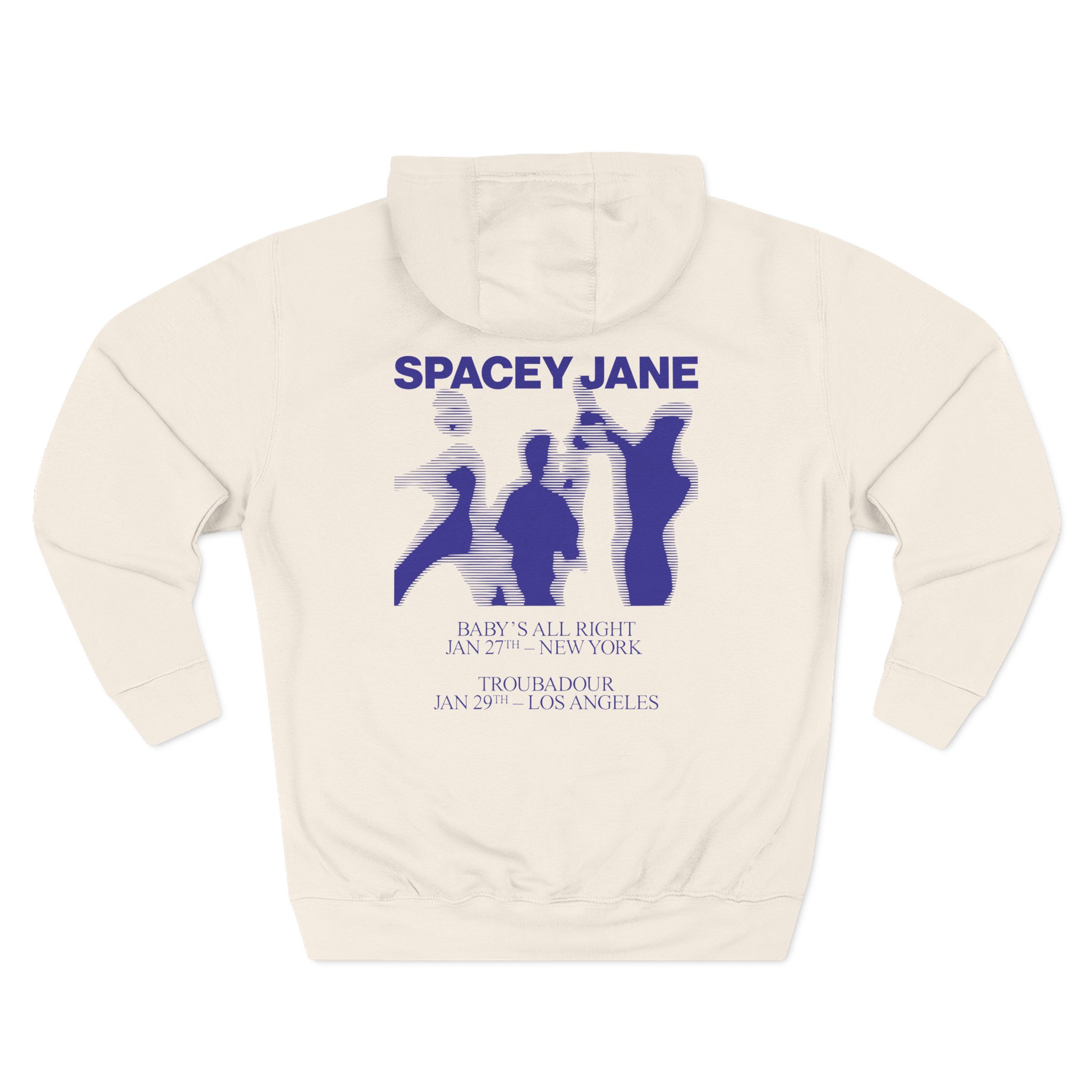 Spacey Jane Us Underplay Tour Three-Panel Fleece Hoodie
