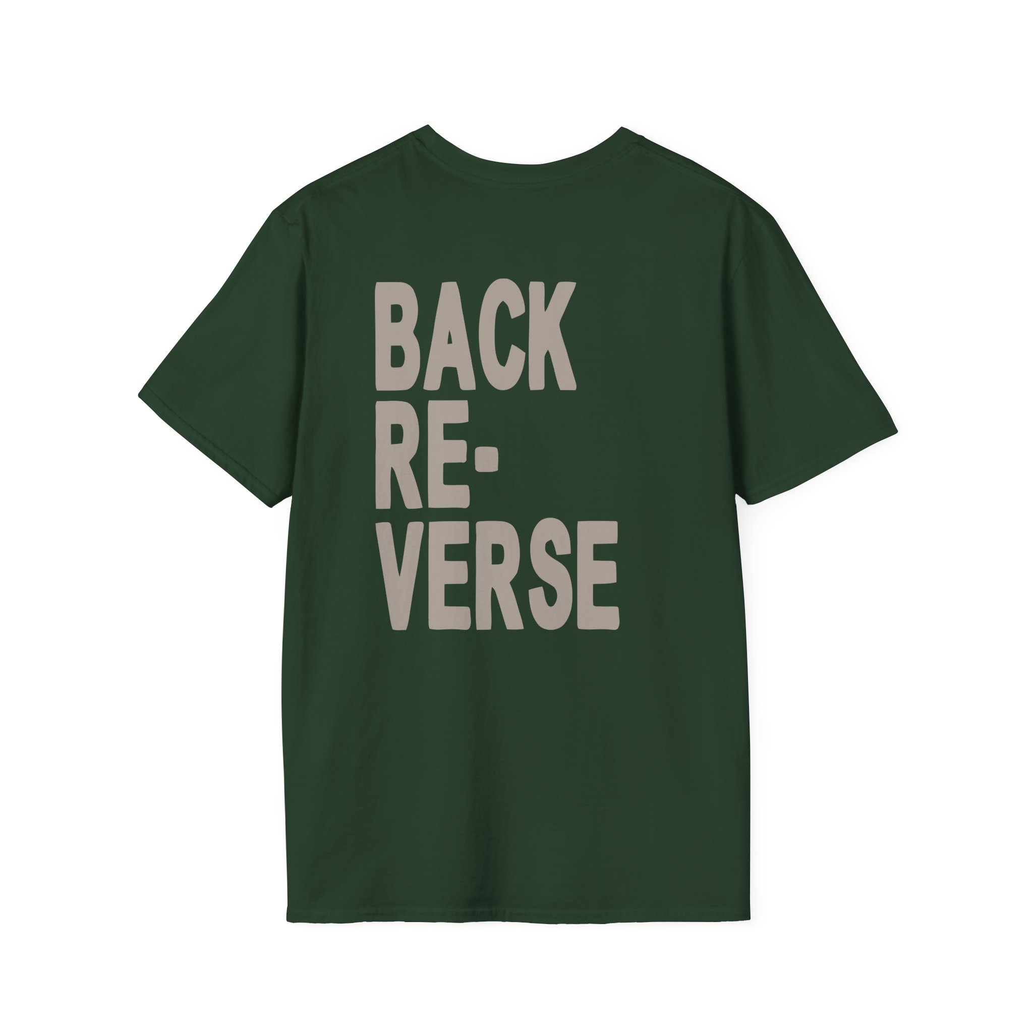 Armchair Expert Reverse Back Unisex Softstyle T-Shirt