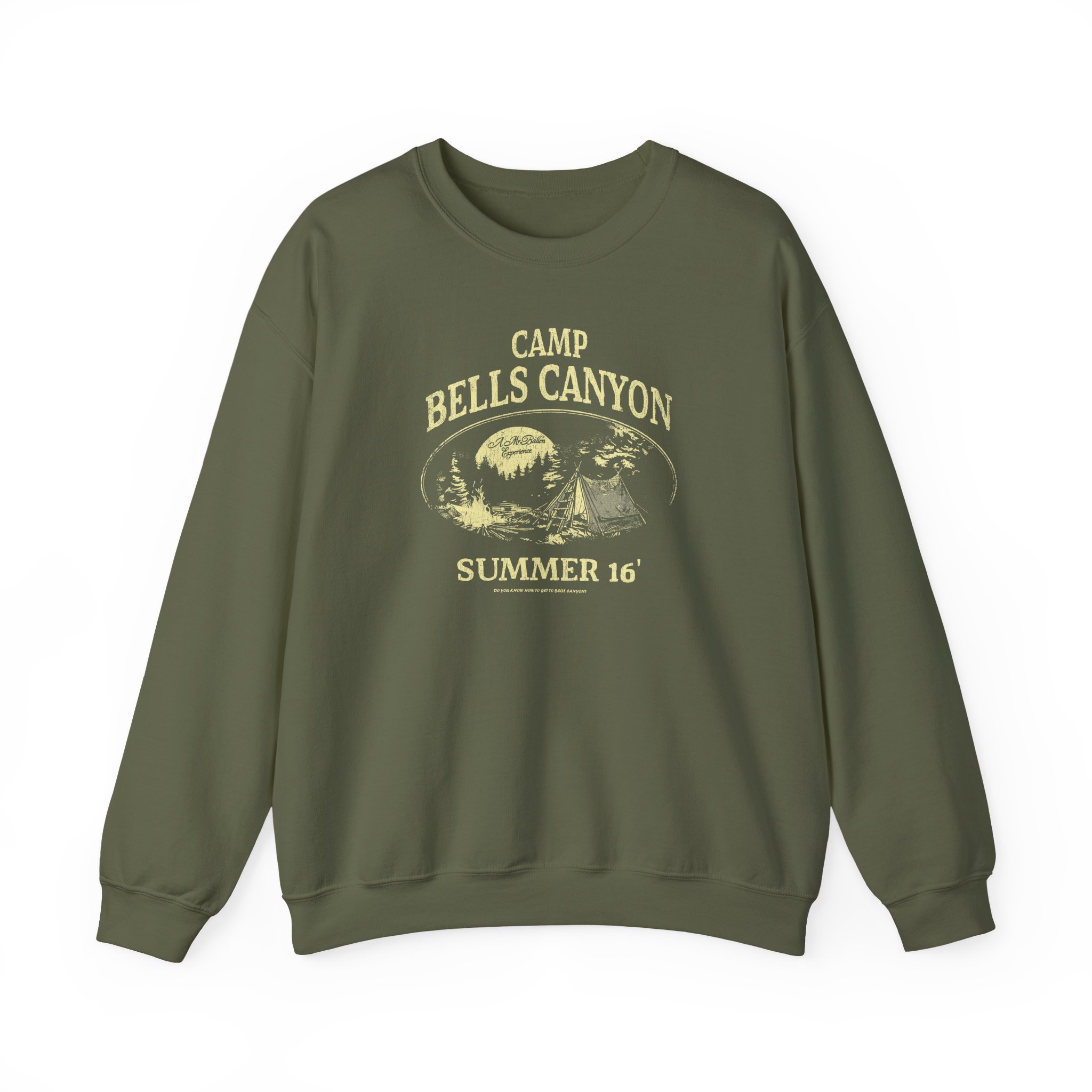 Mrballen Bells Canyon Distressed Unisex Heavy Blendâ„¢ Crewneck Sweatshirt