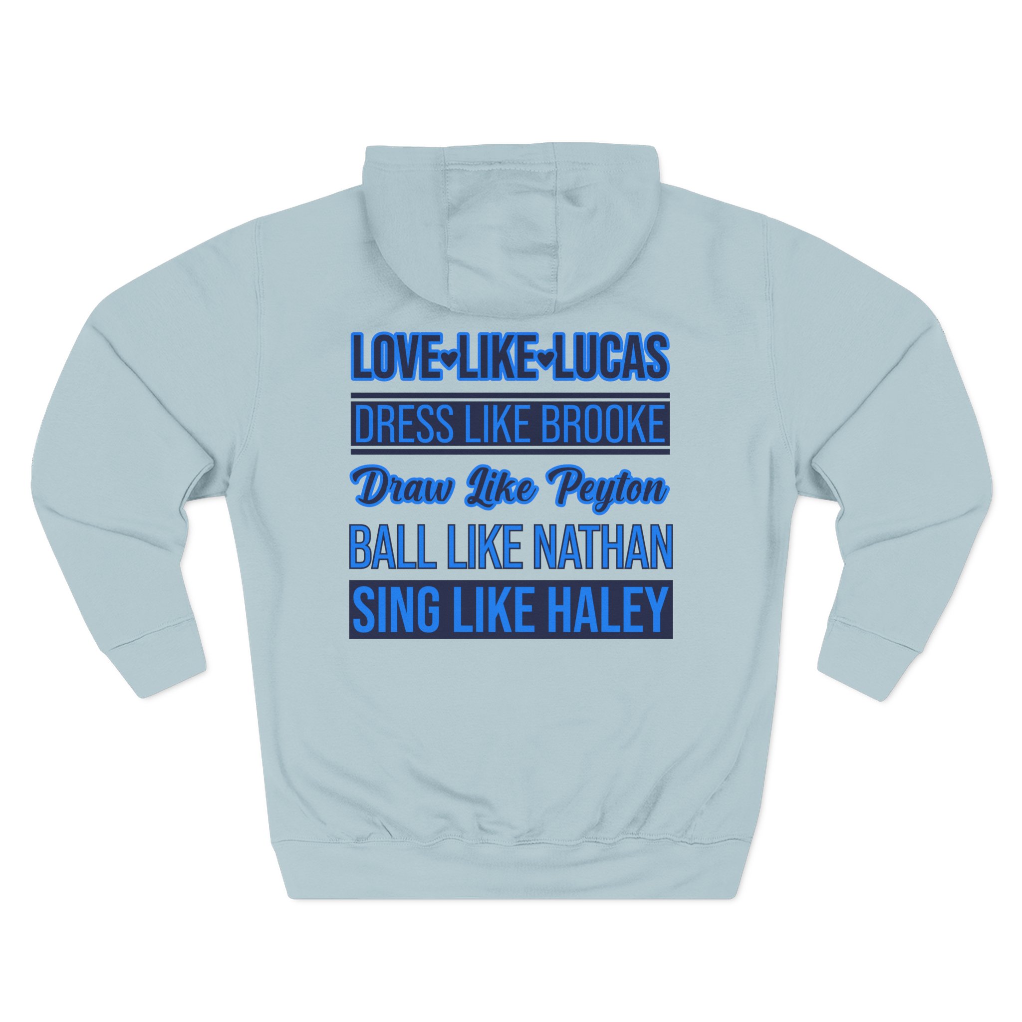 One Tree Hill Love Like Lucas Three-Panel Fleece Hoodie