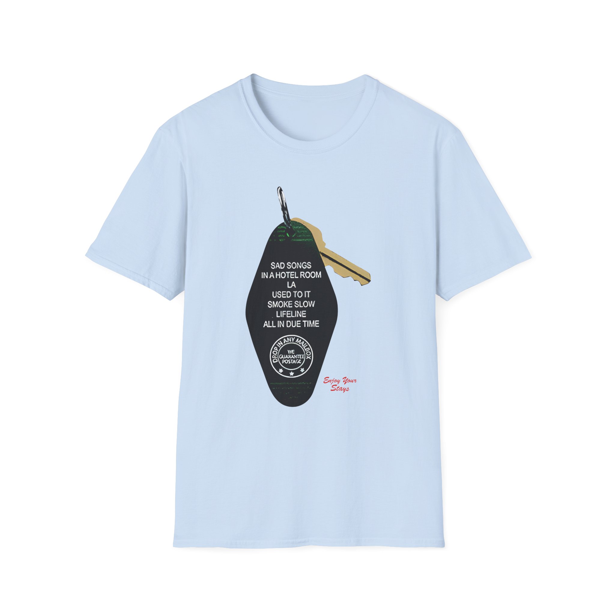 Joshua Bassett Hotel Room Key Unisex Softstyle T-Shirt