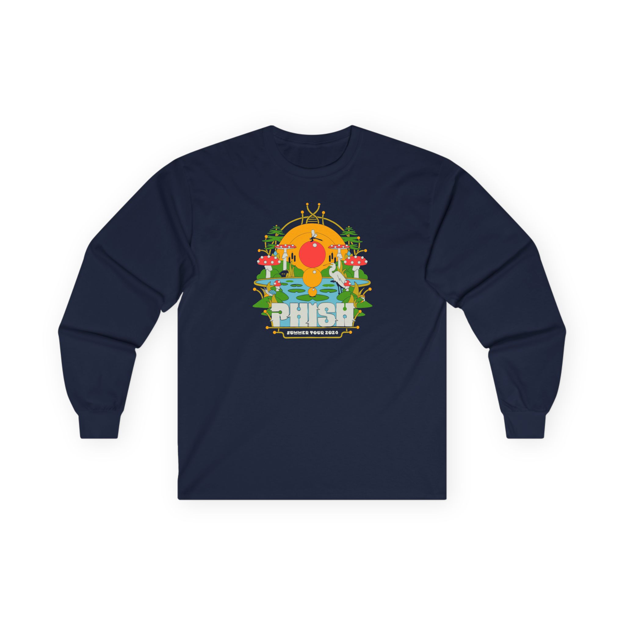 Phish Pond Life Summer 24 Unisex Ultra Cotton Long Sleeve Tee