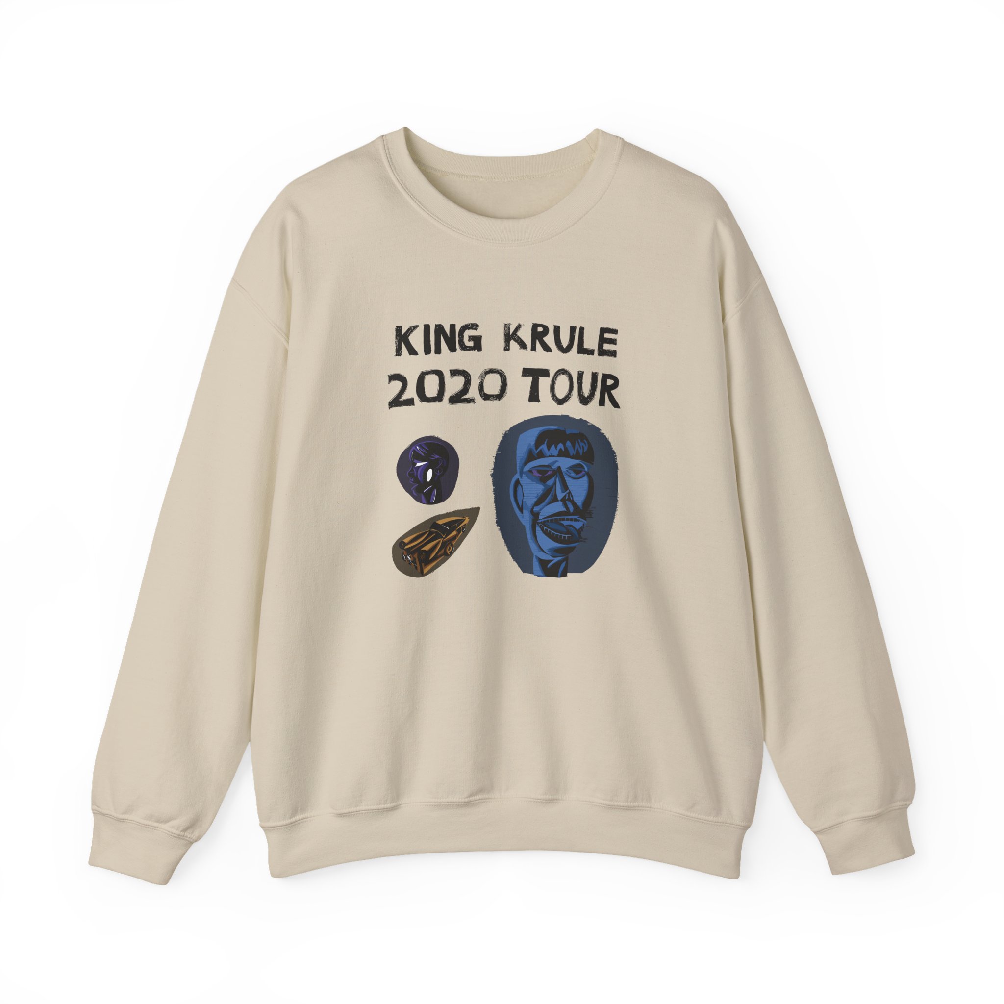 King Krule King Krule Tour Uk Europe Unisex Heavy Blendâ„¢ Crewneck Sweatshirt