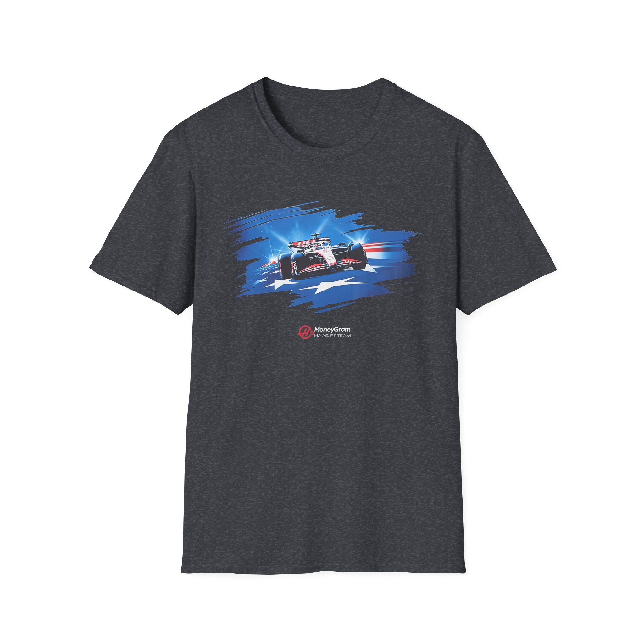 Haas F1 Usa Unisex Softstyle T-Shirt