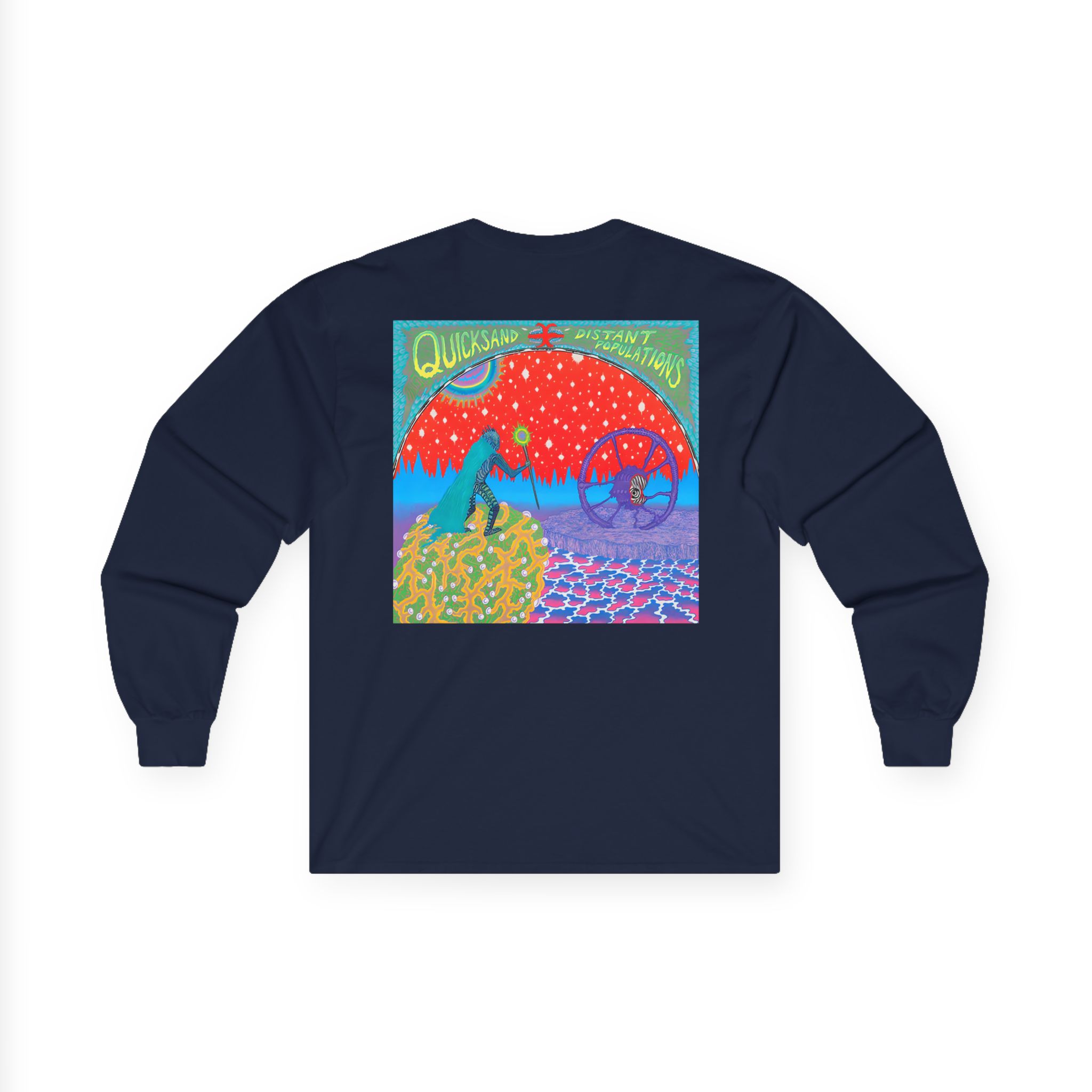 Quicksand Distant Populations Unisex Ultra Cotton Long Sleeve Tee