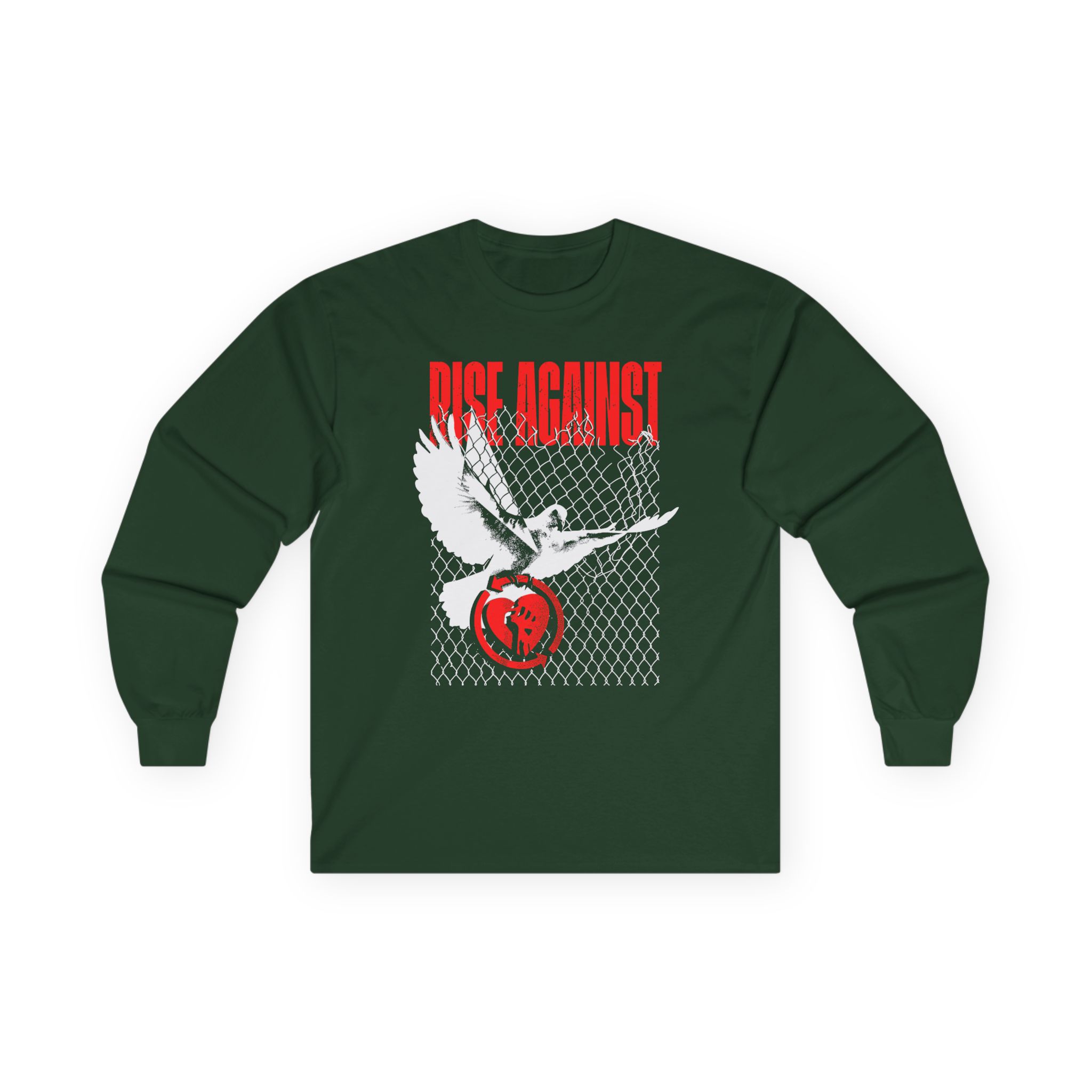 Rise Against Caged Dove Unisex Ultra Cotton Long Sleeve Tee