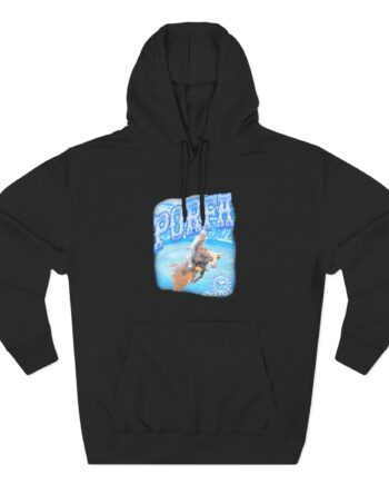 Porfa Rodeo Por Favor Three-Panel Fleece Hoodie