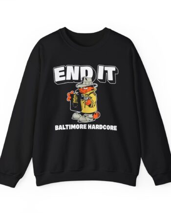 End It Baltimore Hardcore Unisex Heavy Blend Crewneck Sweatshirt