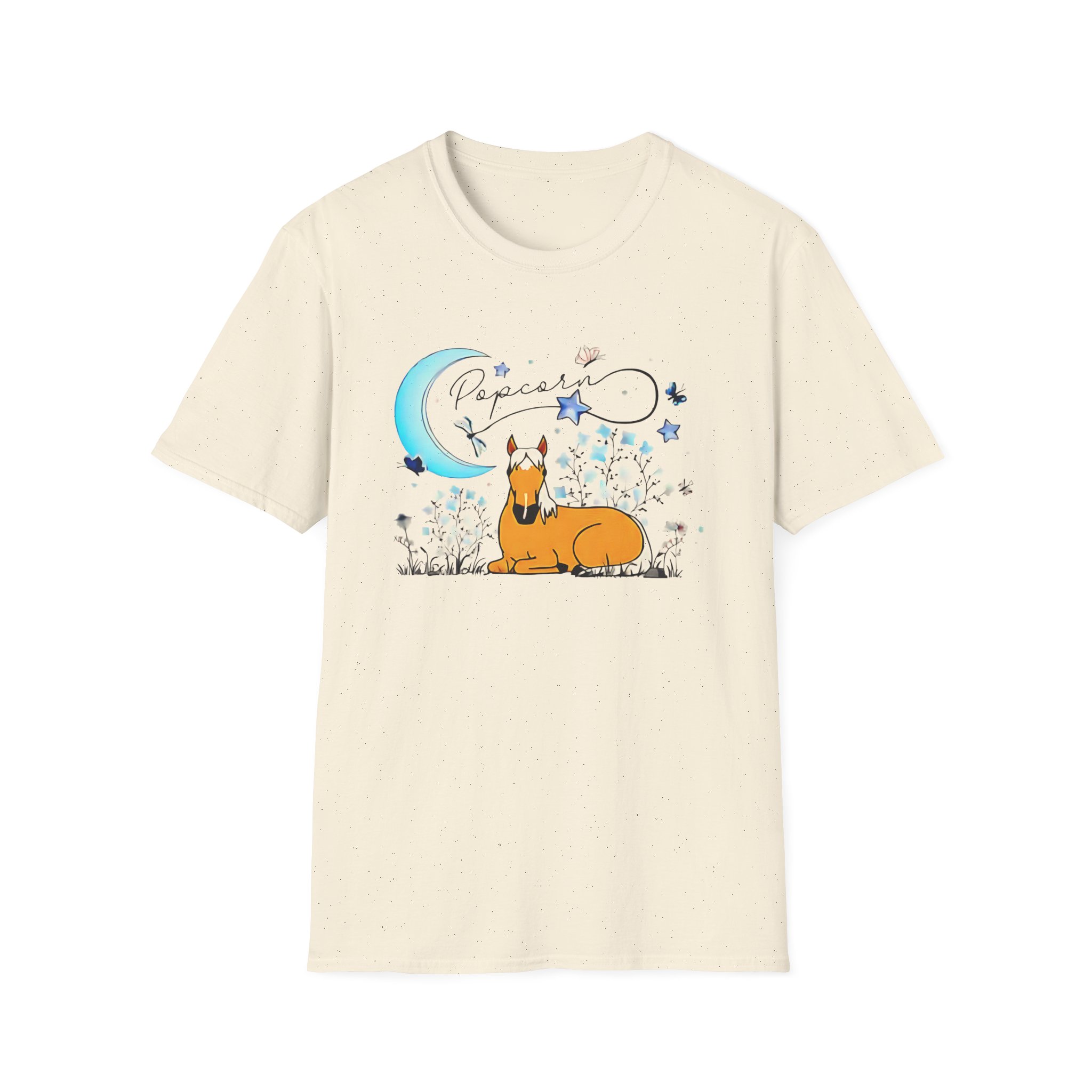 Harlow and Popcorn Unisex Softstyle T-Shirt