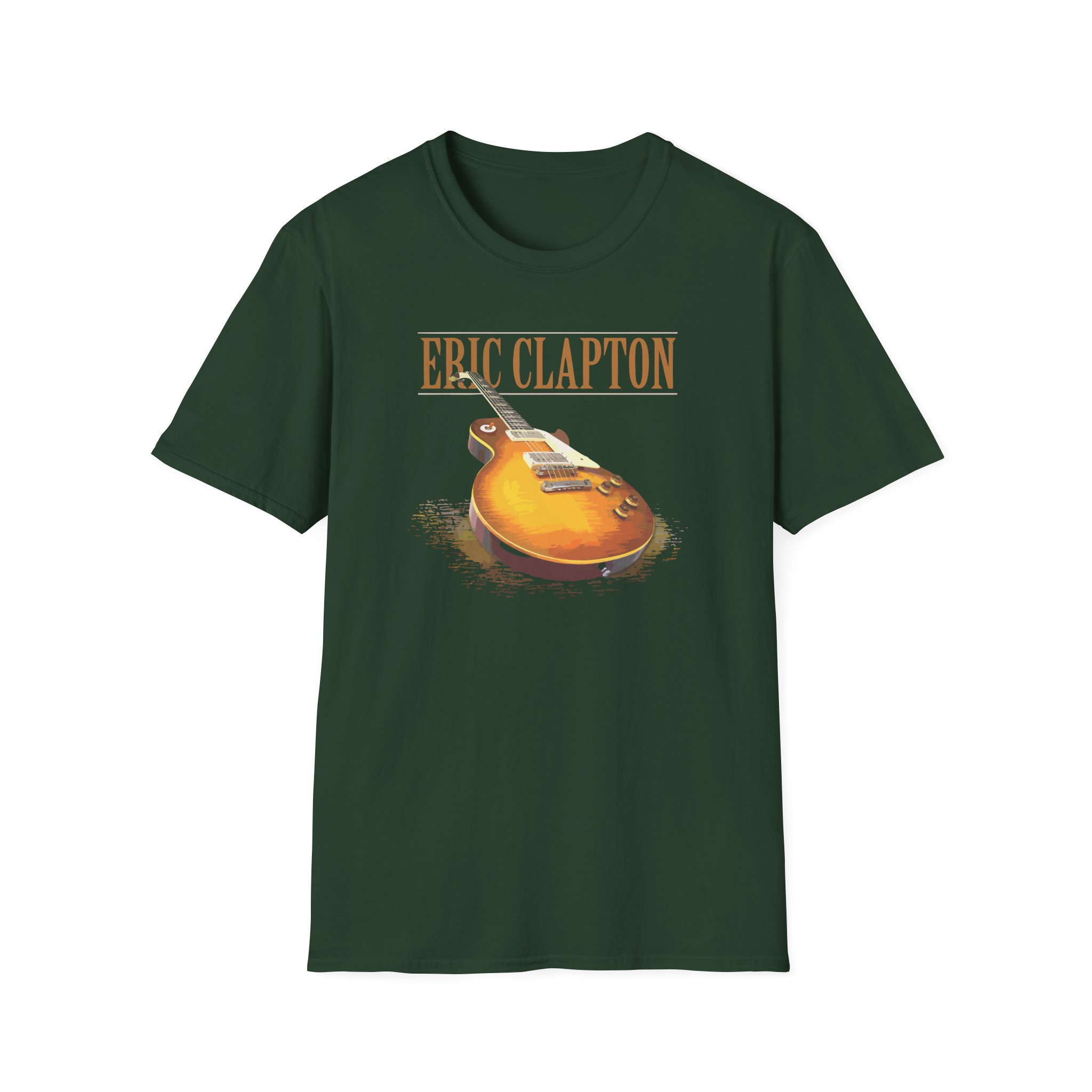 Eric Clapton 3d Guitar Unisex Softstyle T-Shirt