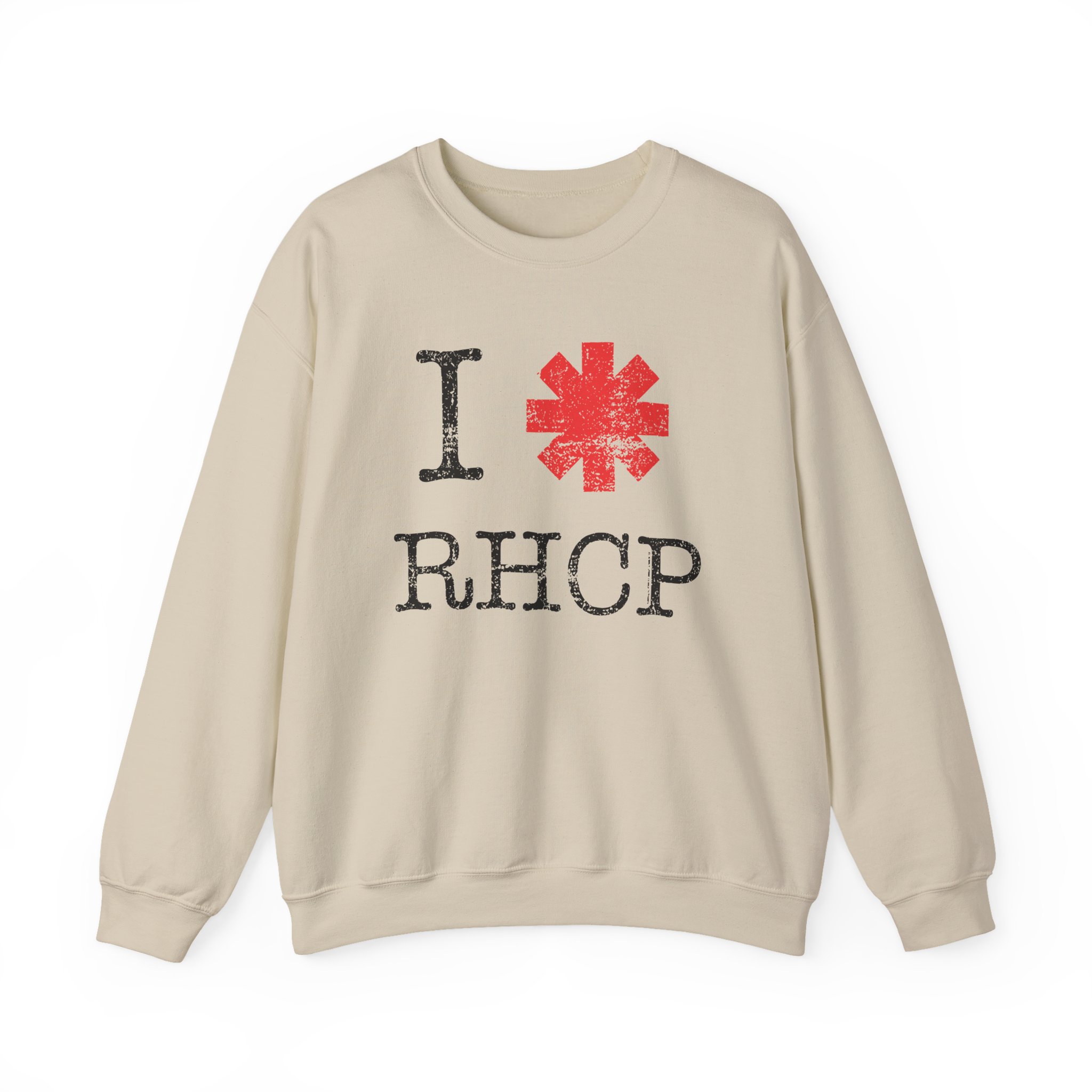 Red Hot Chili Peppers I Heart Rhcp Unisex Heavy Blendâ„¢ Crewneck Sweatshirt