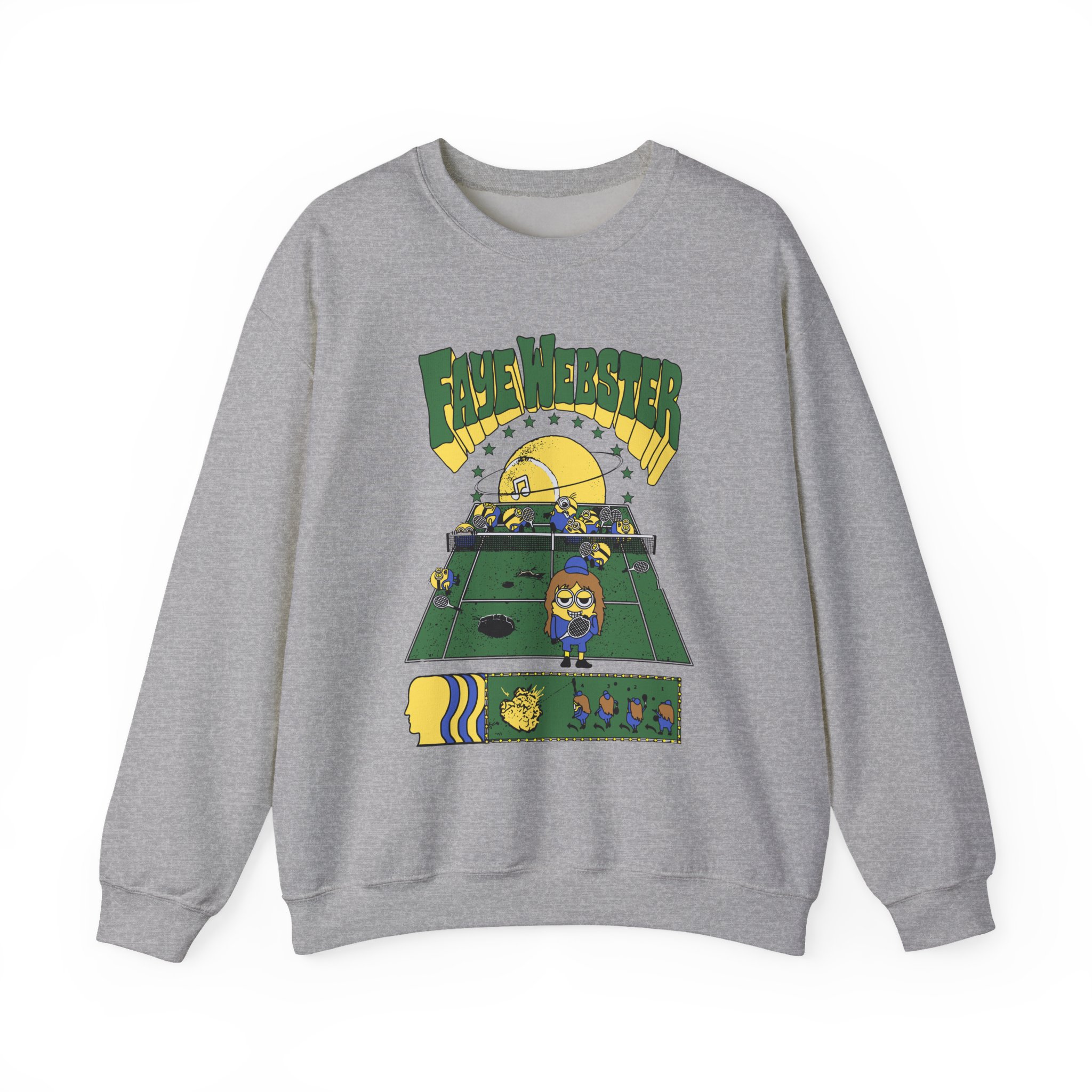 Faye Webster Braindead/minion Unisex Heavy Blendâ„¢ Crewneck Sweatshirt