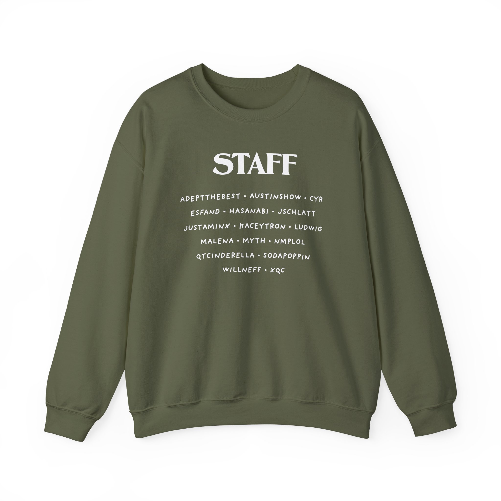 Qtcinderella Shit Camp Staff Unisex Heavy Blendâ„¢ Crewneck Sweatshirt