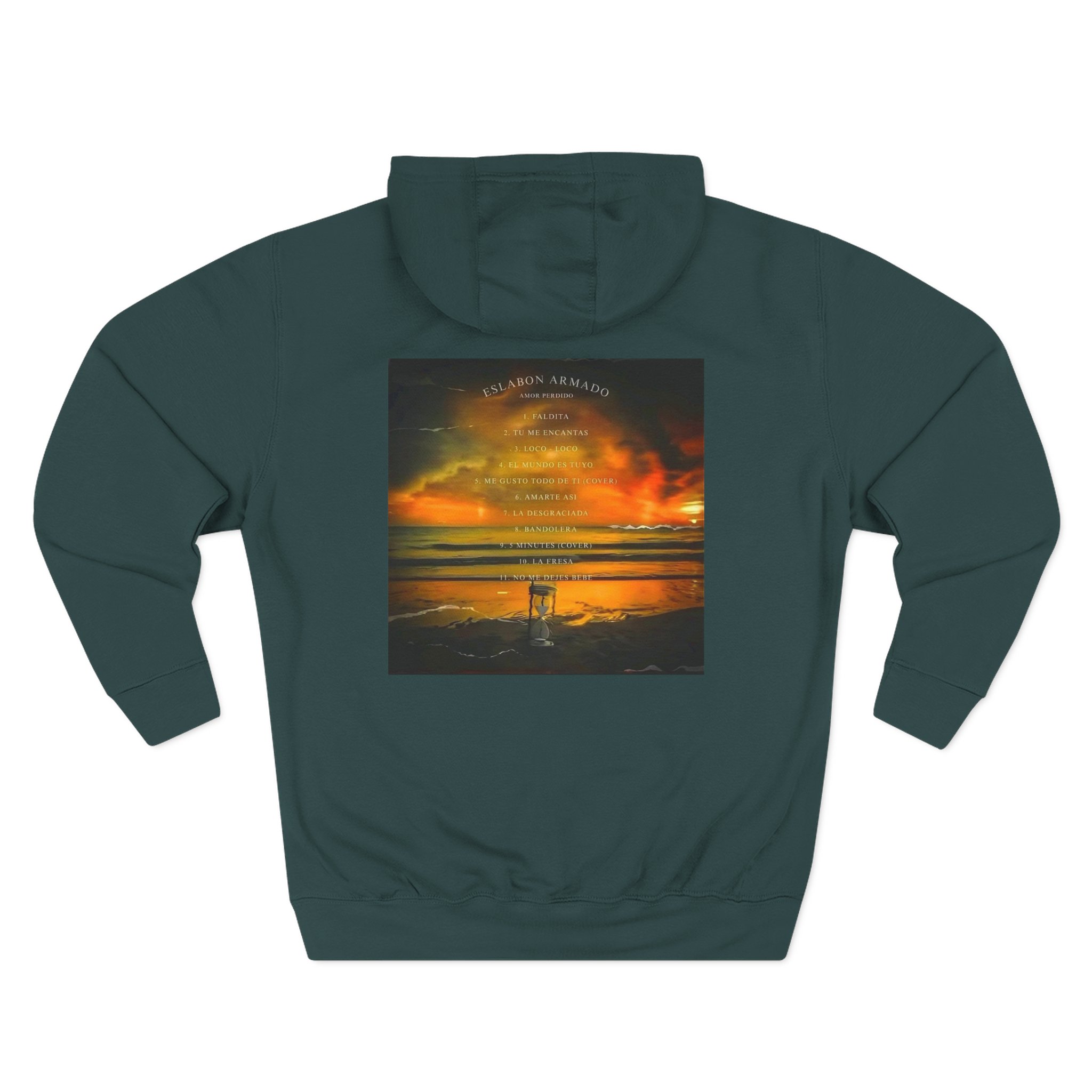 Eslabon Armado Amor Perdido Album Three-Panel Fleece Hoodie