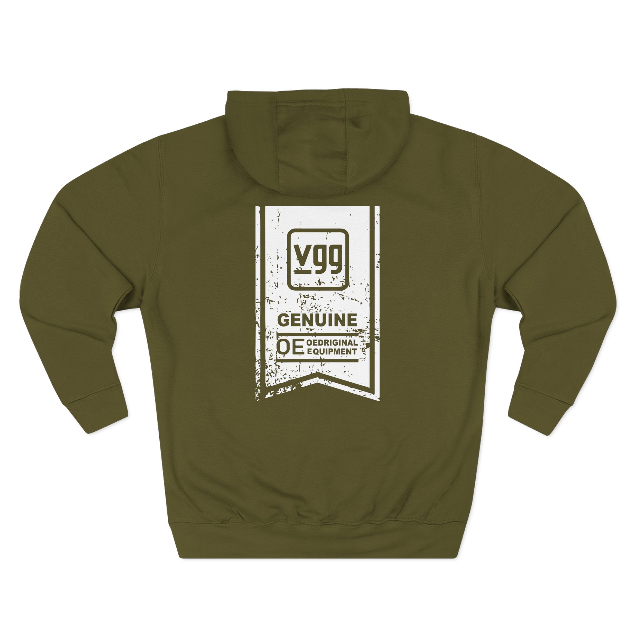 Vicegripgarage Genuine Parts Three-Panel Fleece Hoodie
