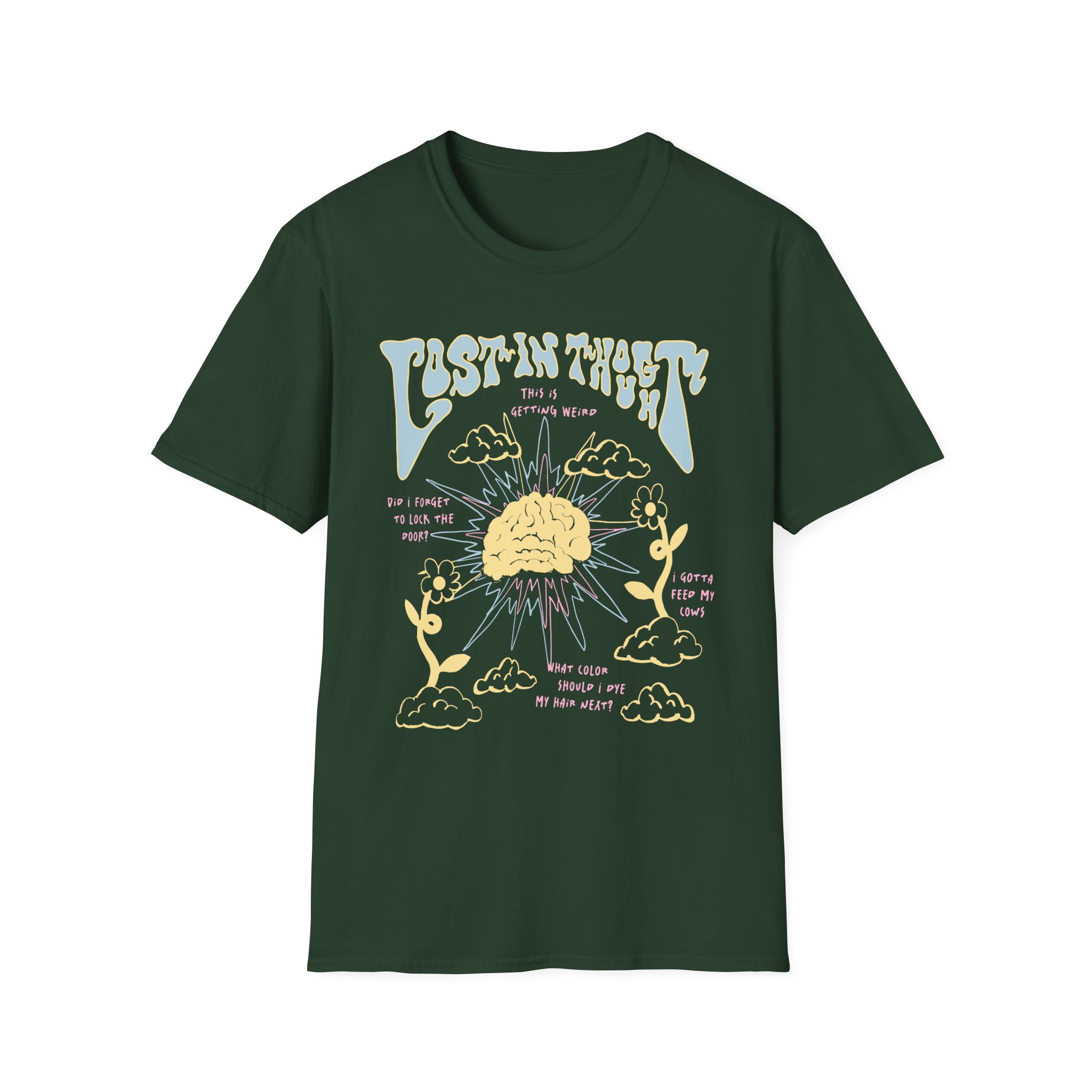 Kallmekris Lost In Thought Unisex Softstyle T-Shirt