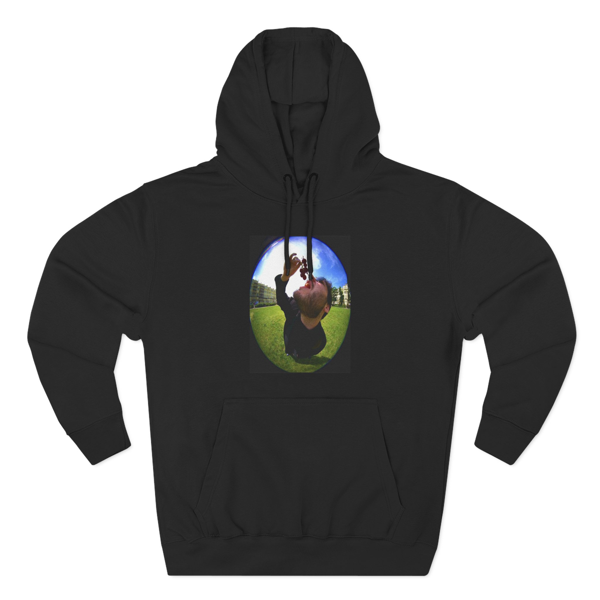 Grapes by James Marriott Three-Panel Fleece Hoodie