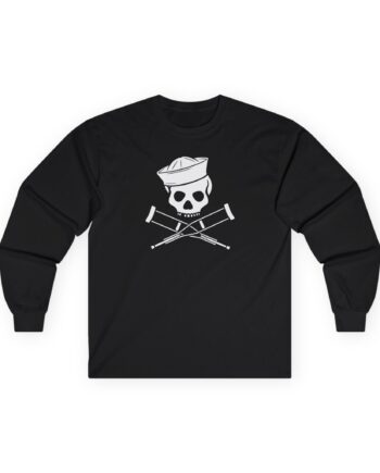Jackass Sailor Skull & Crossbones Unisex Ultra Cotton Long Sleeve Tee