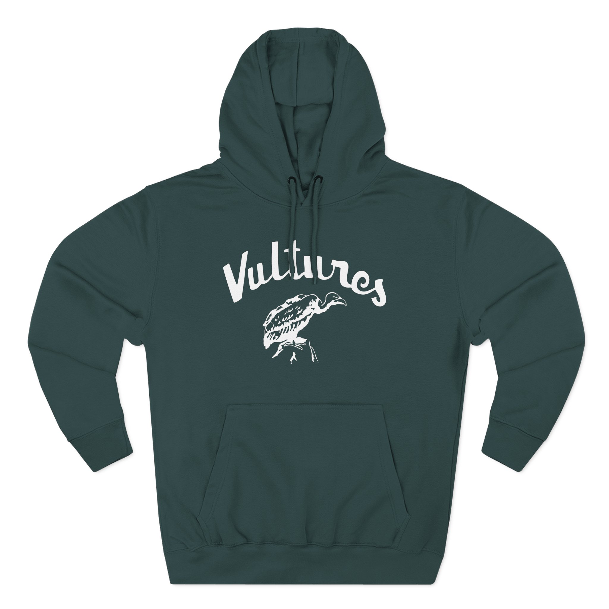 Vultures Three-Panel Fleece Hoodie