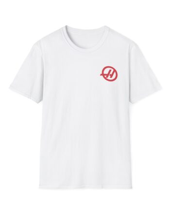 Haas F1 Small Logo Unisex Softstyle T-Shirt