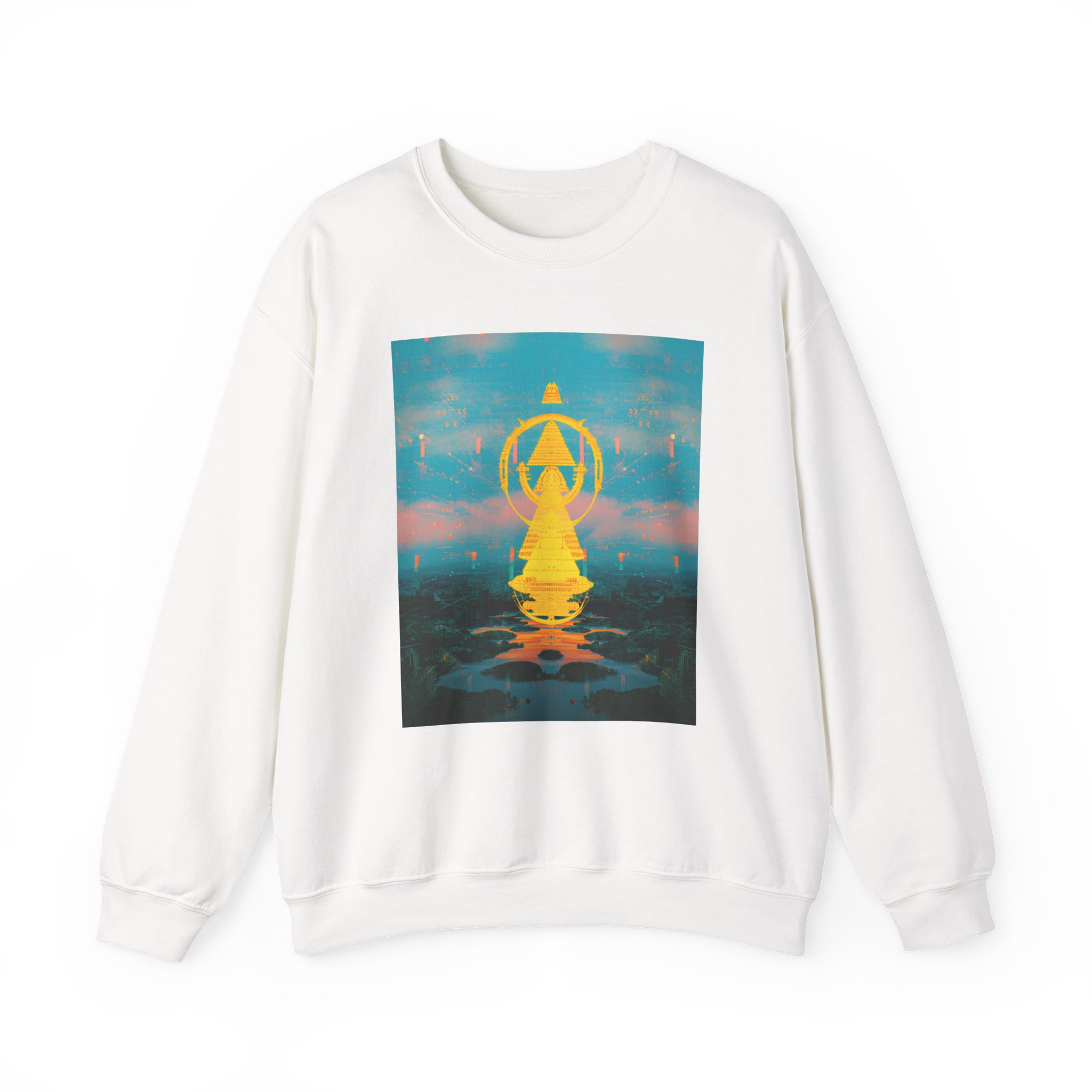 Pretty Lights Admat Unisex Heavy Blendâ„¢ Crewneck Sweatshirt