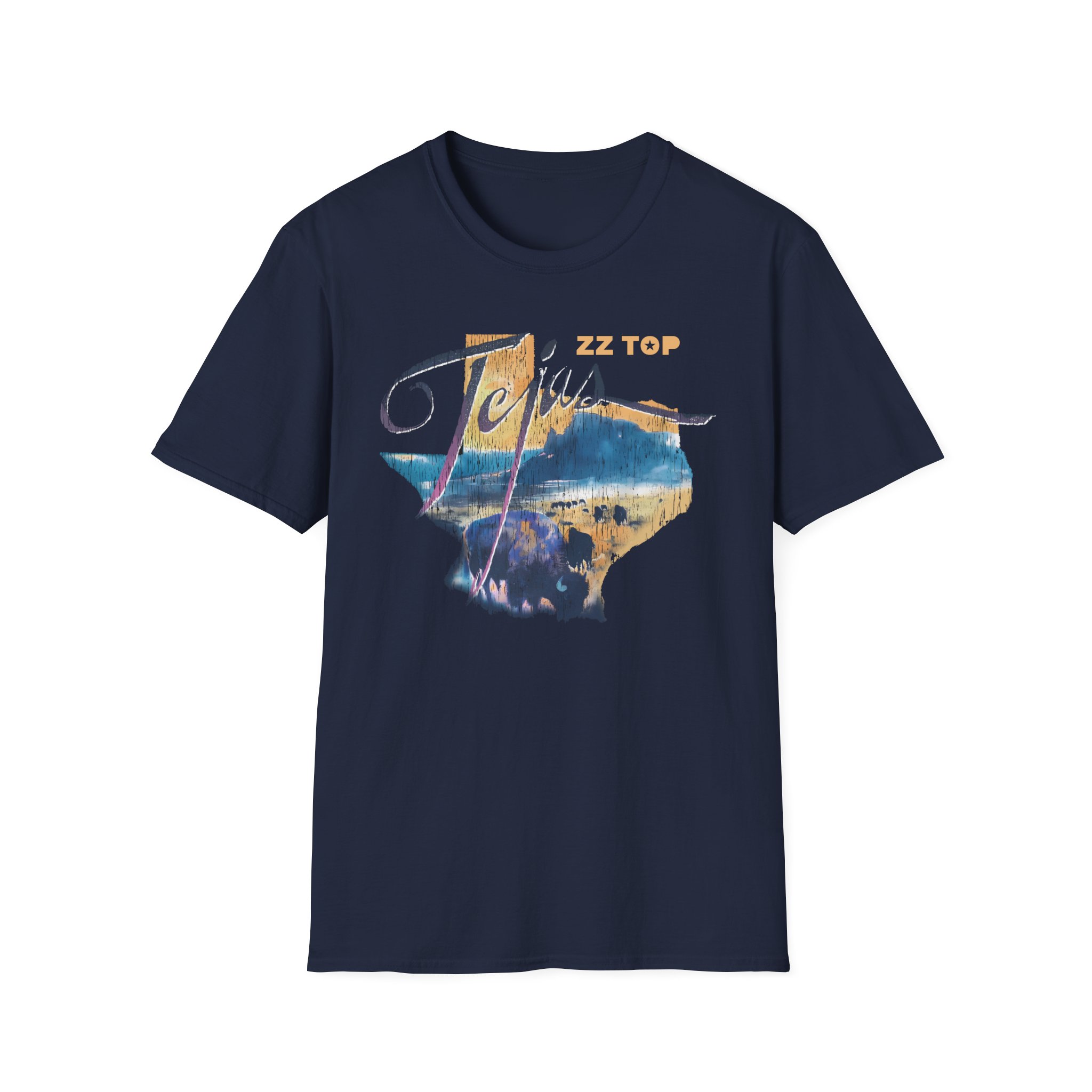 ZZ Top Tejas Unisex Softstyle T-Shirt