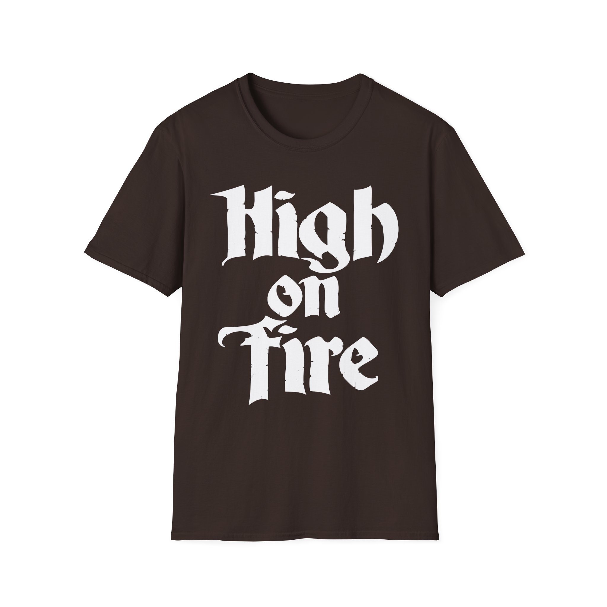 High on Fire Logo Unisex Softstyle T-Shirt