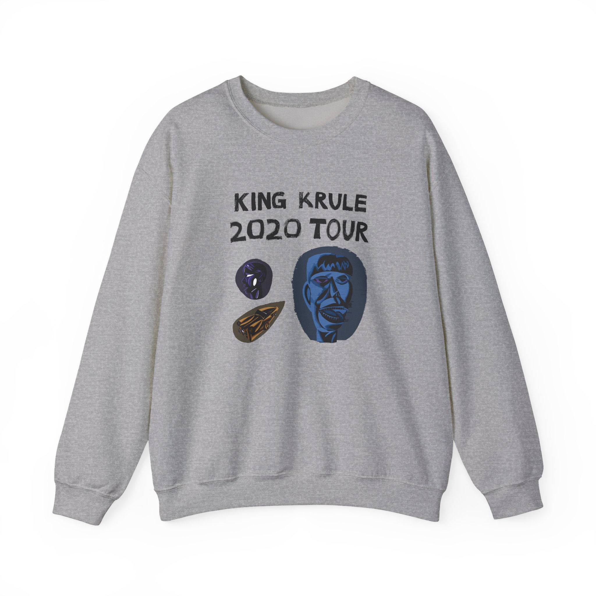 King Krule King Krule Tour Uk Europe Unisex Heavy Blendâ„¢ Crewneck Sweatshirt