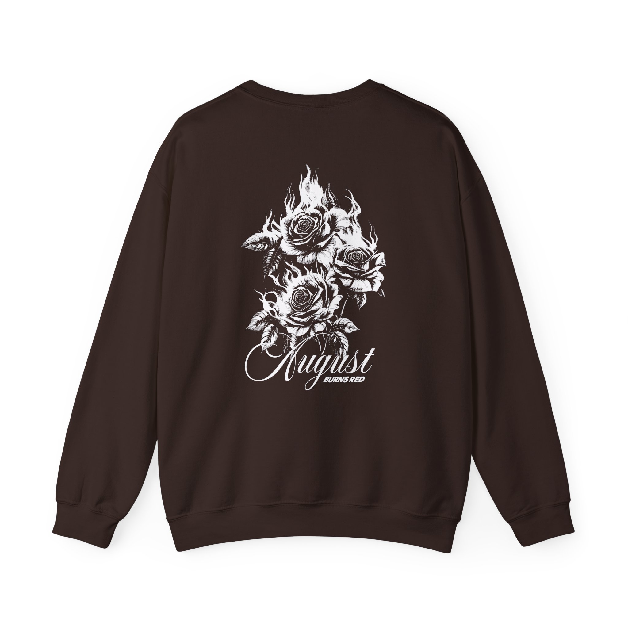 August Burns Red Burning Flowers Unisex Heavy Blendâ„¢ Crewneck Sweatshirt
