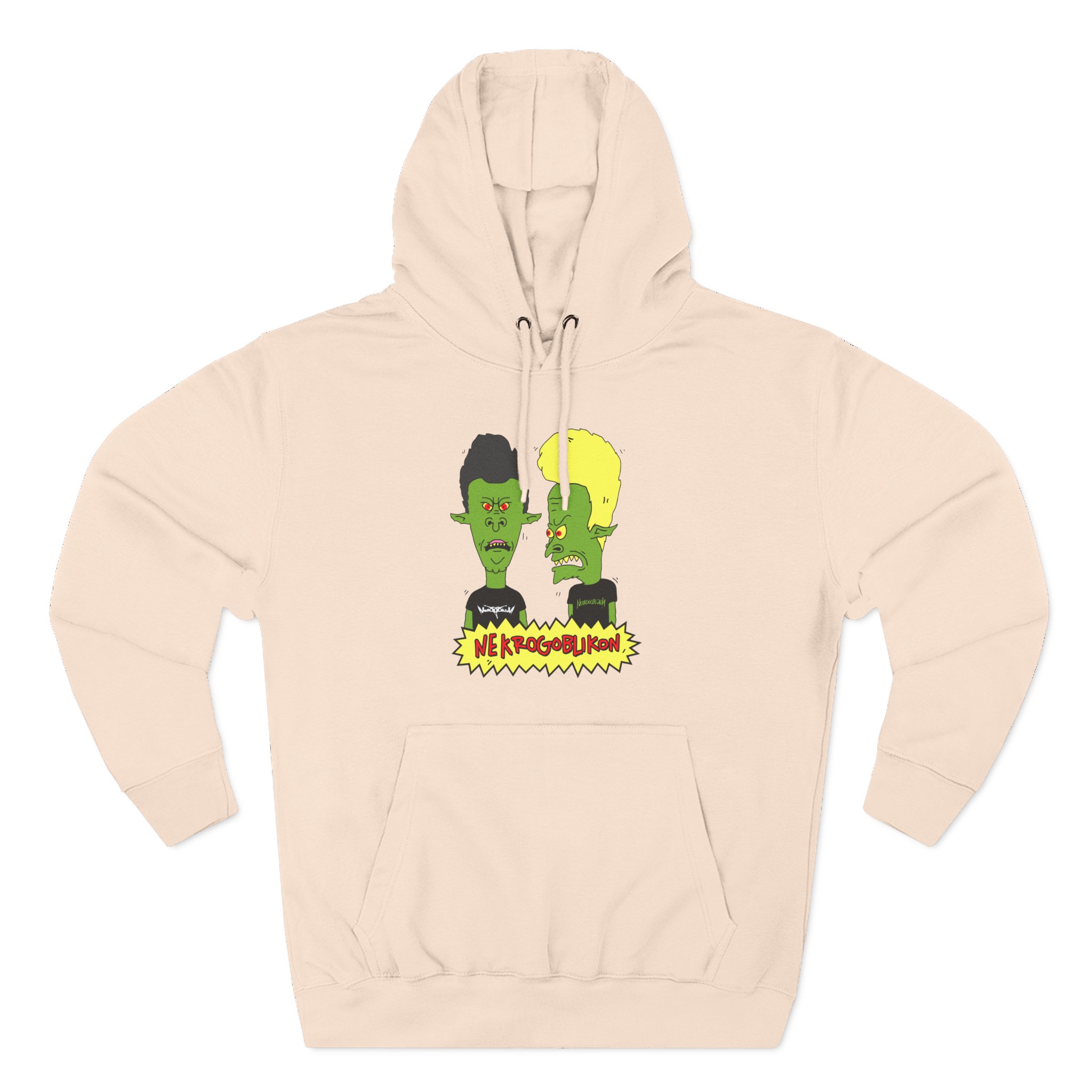 Nekrogoblikon Three-Panel Fleece Hoodie