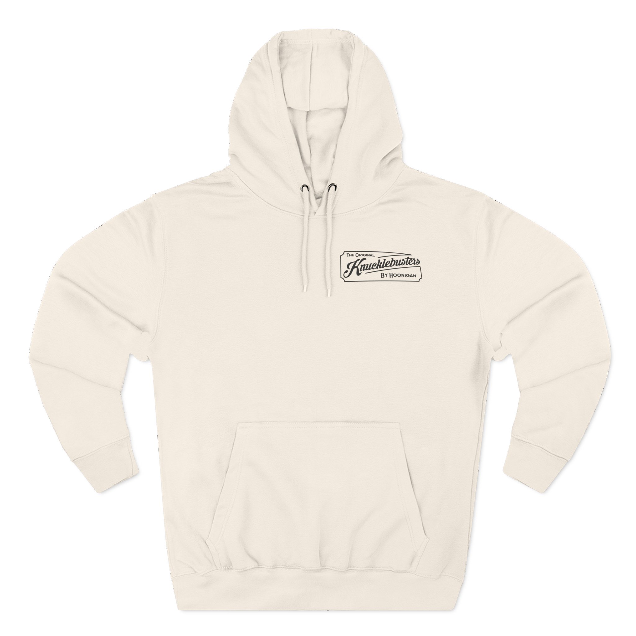 Ken Block Hoonigan Knucklebusters Auto Repair Three-Panel Fleece Hoodie