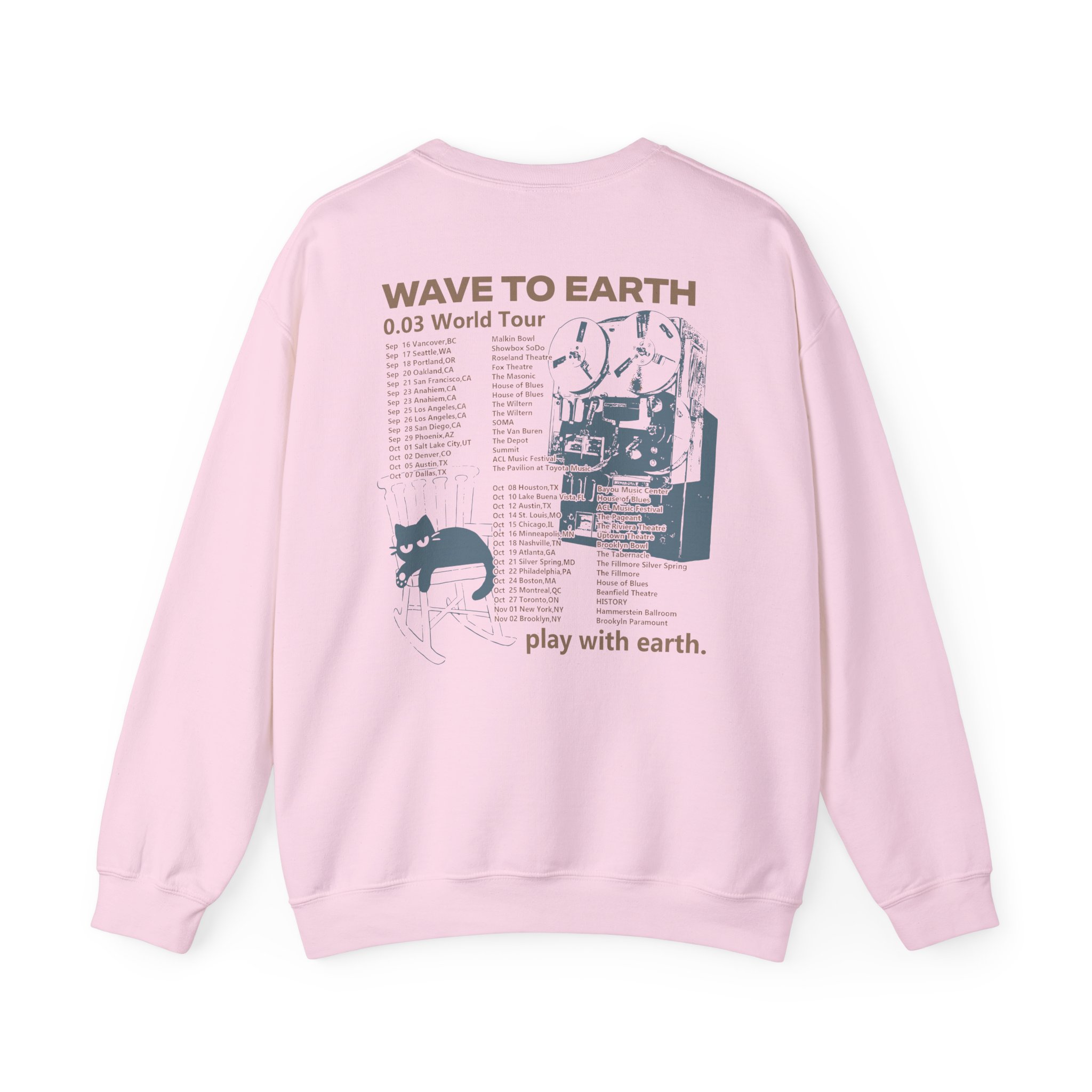 Wave to Earth 0.03 Na Tour Unisex Heavy Blendâ„¢ Crewneck Sweatshirt