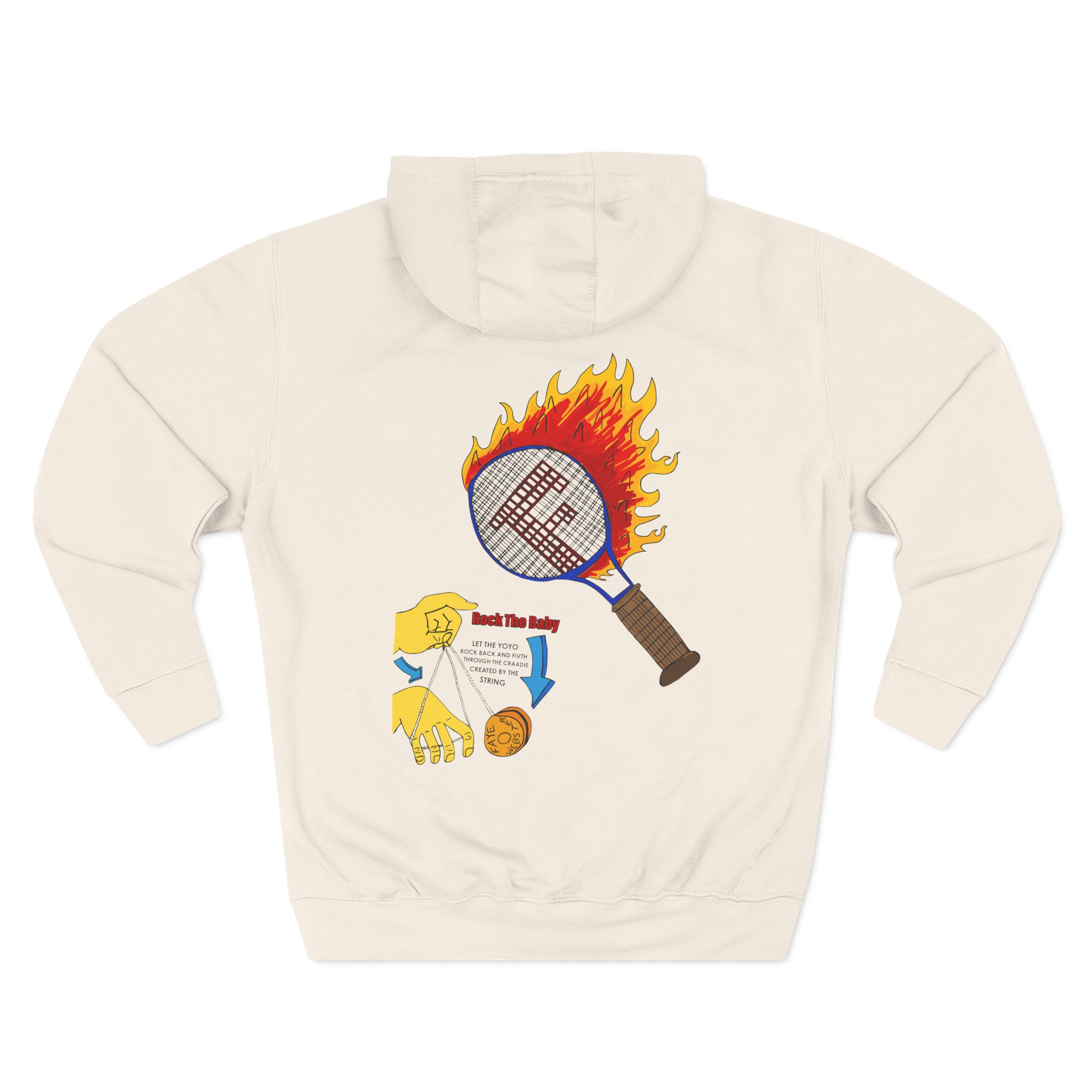 Faye Webster Felt Tip Three-Panel Fleece Hoodie