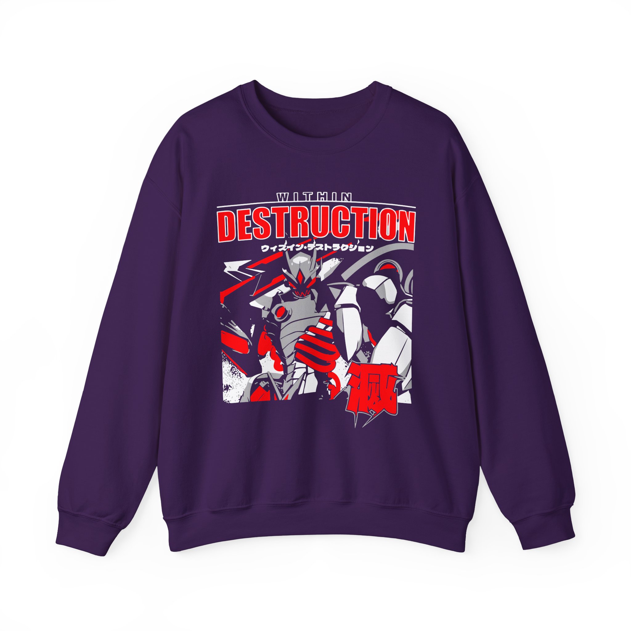 Within Destruction Animetal Unisex Heavy Blend Crewneck Sweatshirt